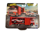 Hot Wheels JBM38 - 73 Plymouth Duster - Second Story Lorry - Team Transporter 82 - Premium