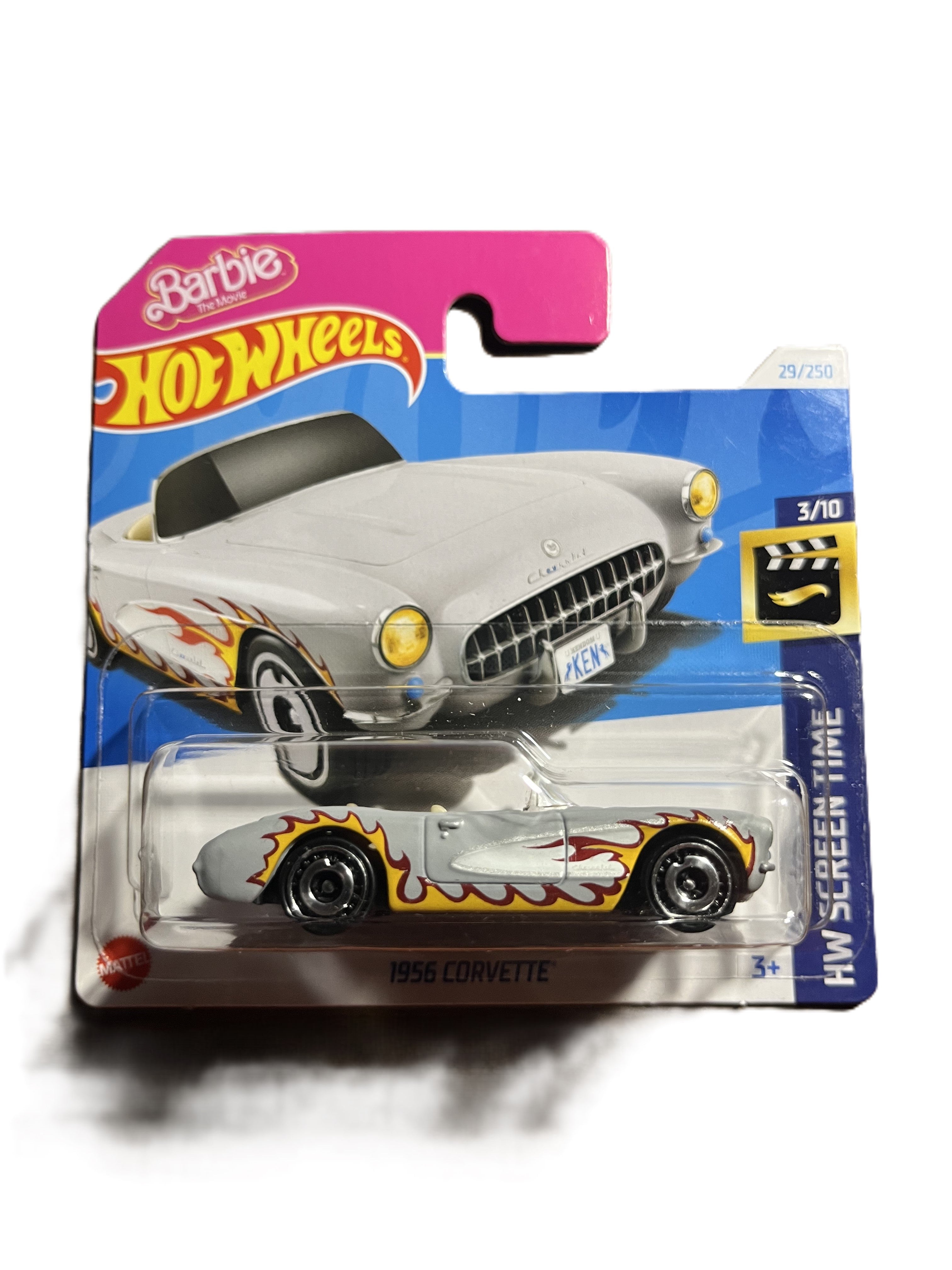 Hot Wheels HTB37 - 1956 Corvette - Barbie - short Card - 2024