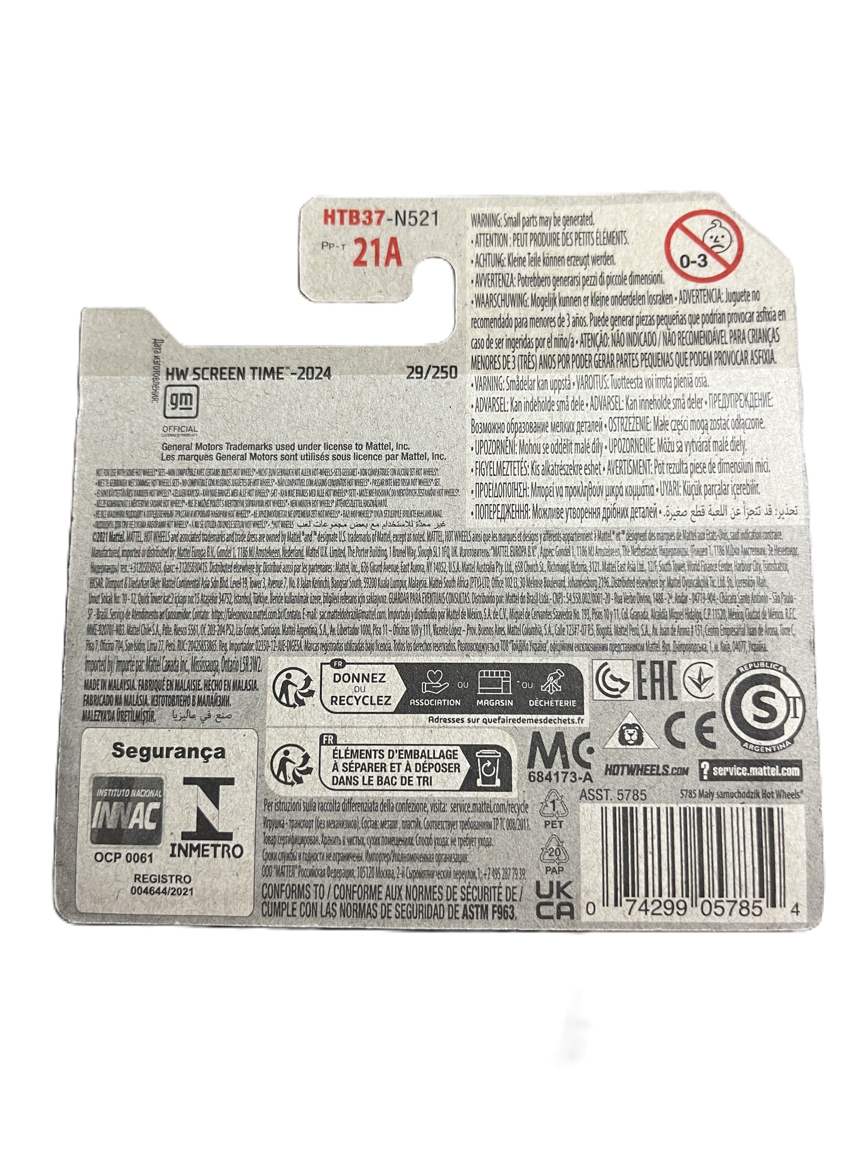 Hot Wheels HTB37 - 1956 Corvette - Barbie - short Card - 2024