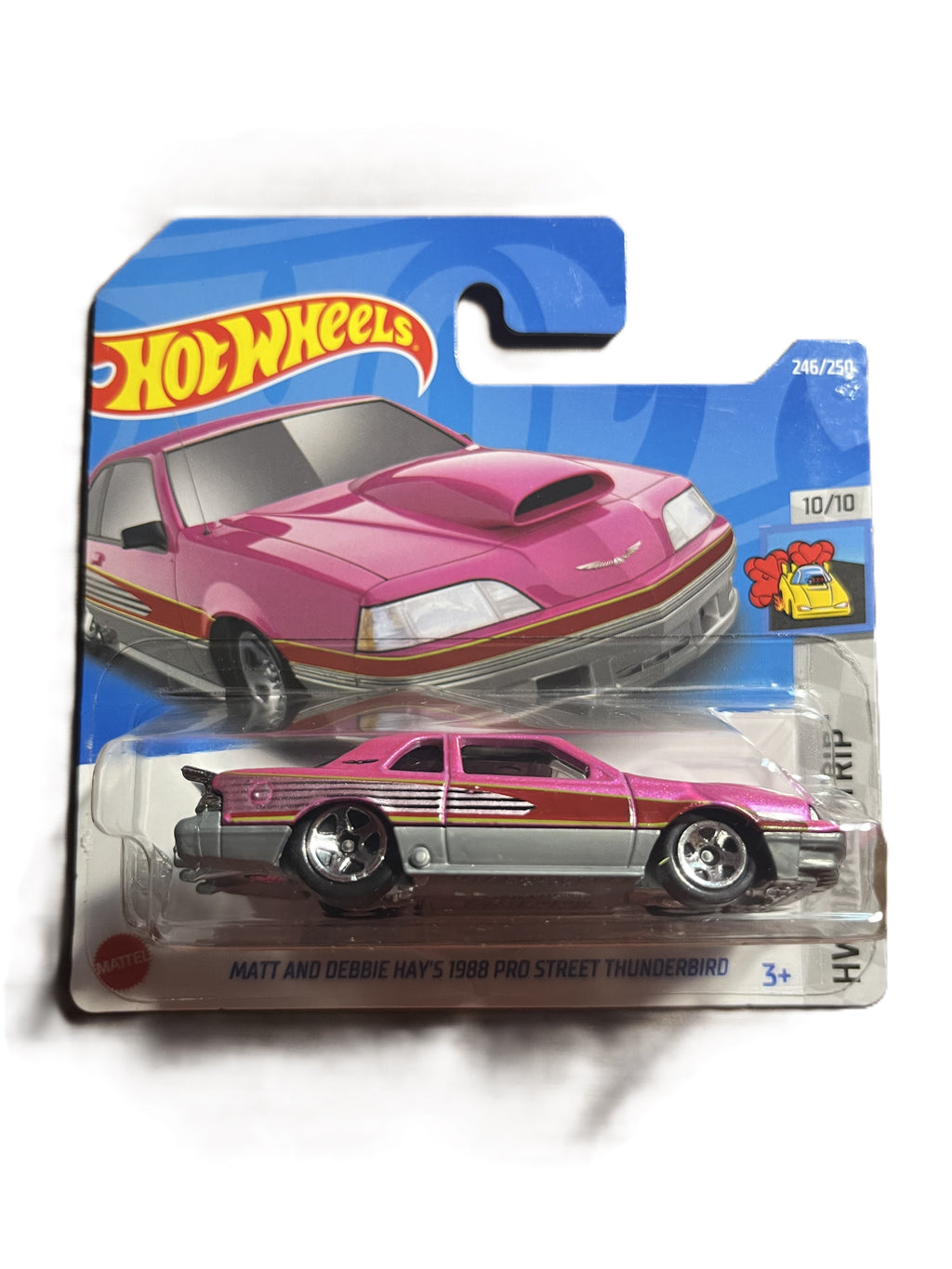 Hot Wheels HCT25 - Matt and Debbie hays 1988 pro Street Thunderbird - short Card - 2022