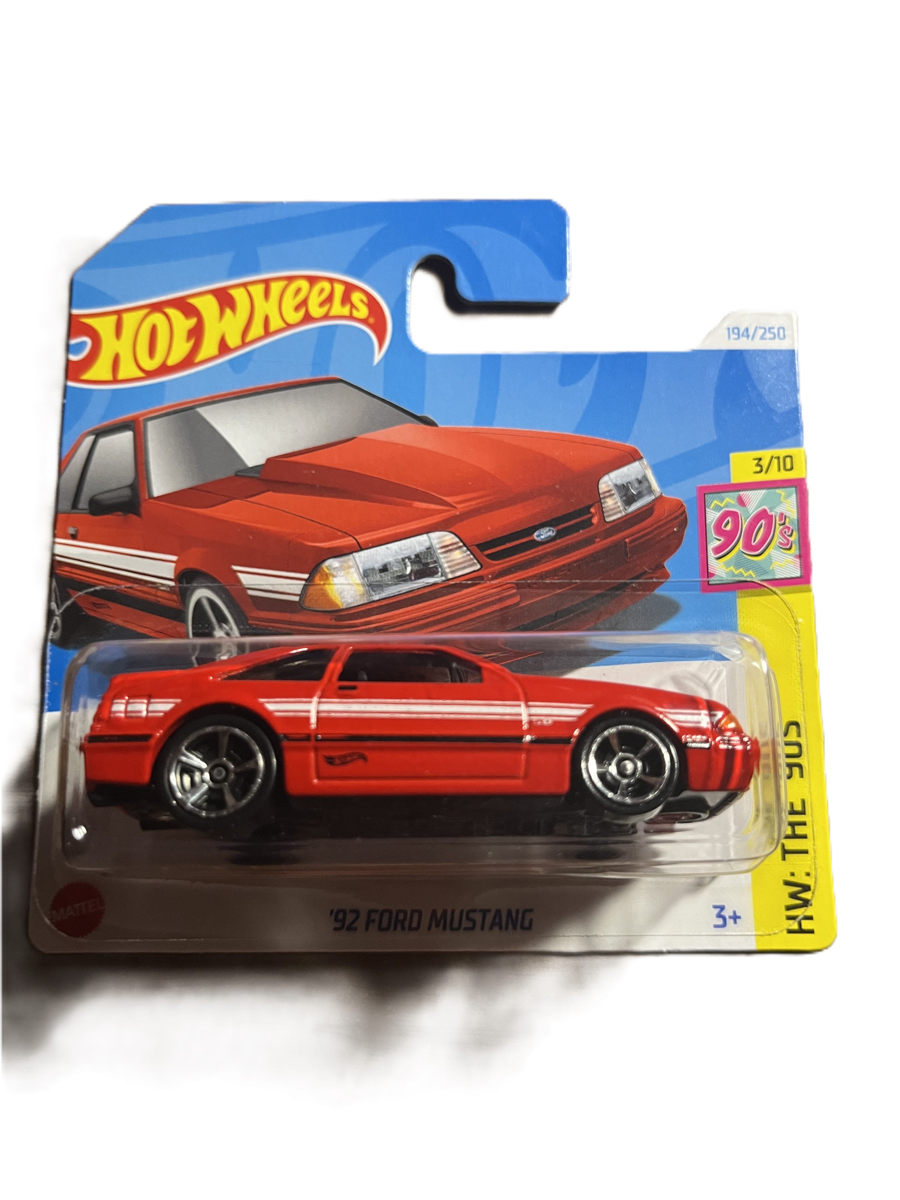 Hot Wheels HTB05 - 92 Ford Mustang - short Card - 2024