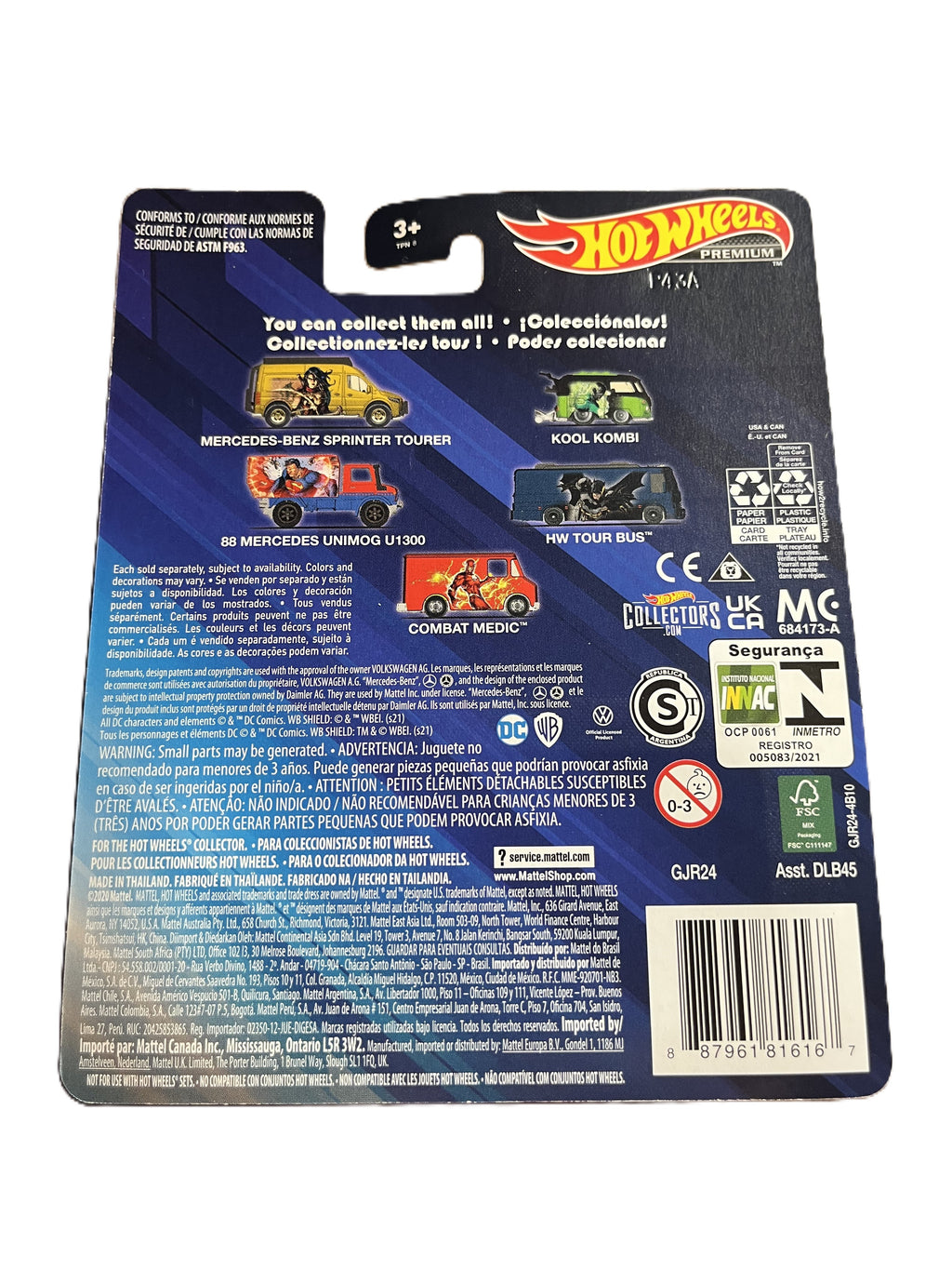 Hot Wheels GJR24 - 88 Mercedes Unimog U1300 - DC 3/5 - Premium