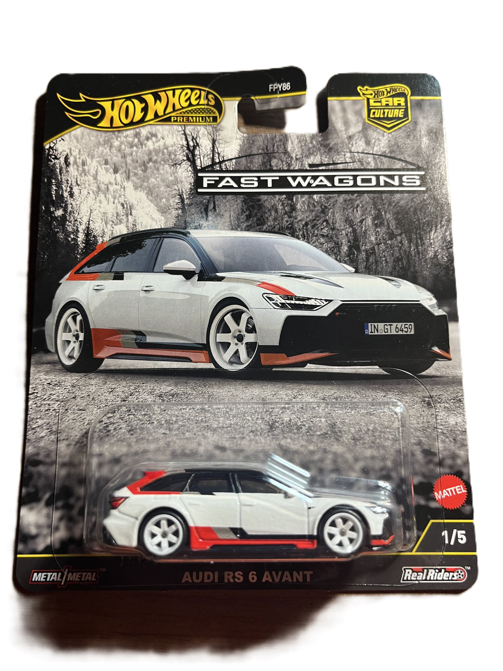 Hot Wheels JBK51 - Audi RS 6 Avant - Fast Wagons 1/5 - Premium