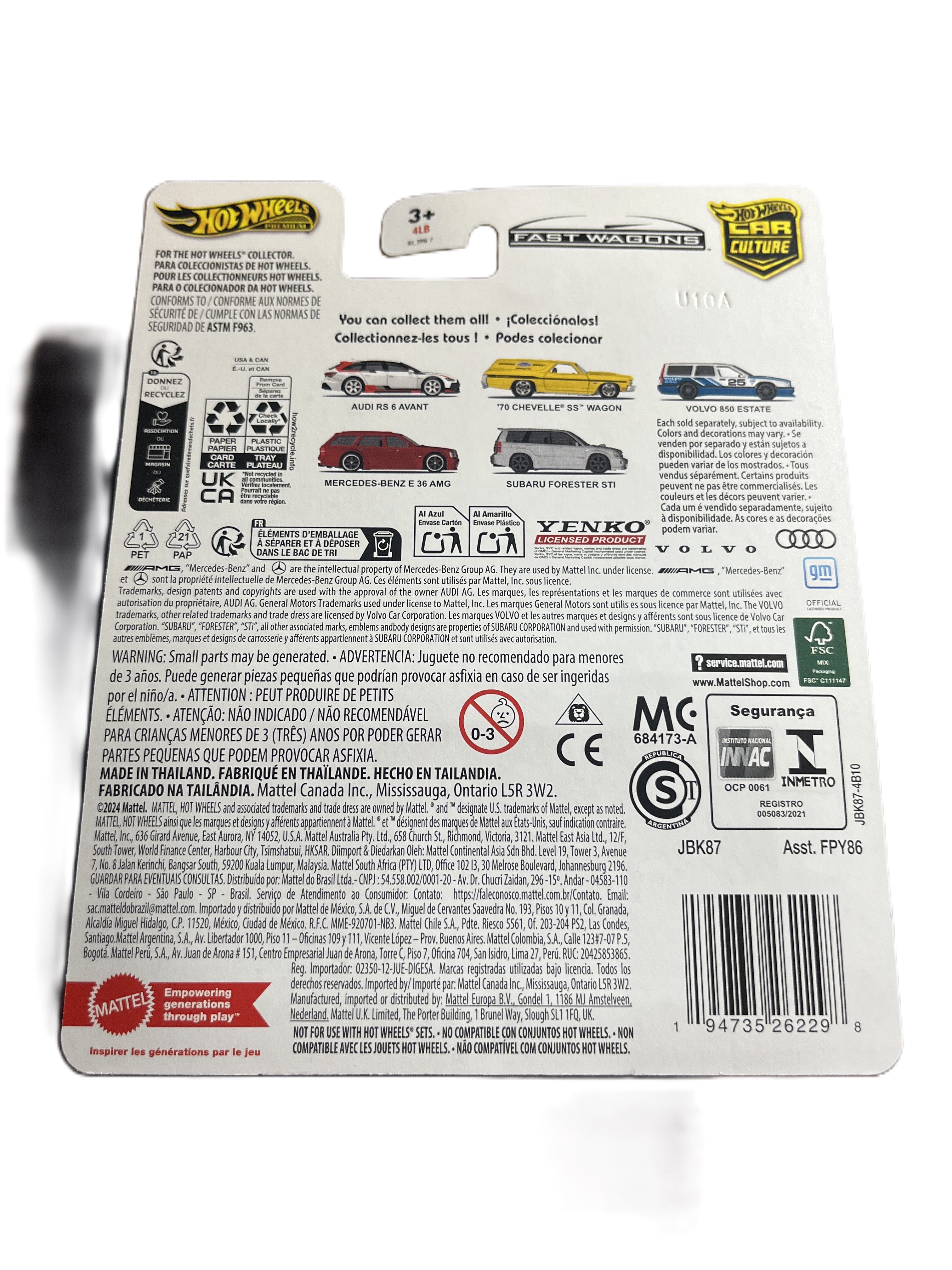 Hot Wheels JBK87 - Subaru Forester STI - Fast Wagons 5/5 - Premium