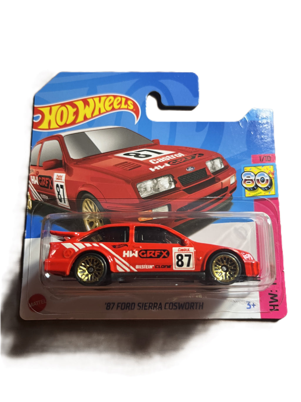 Hot Wheels HKG79 - 87 Ford Sierra Cosworth - short Card - 2023