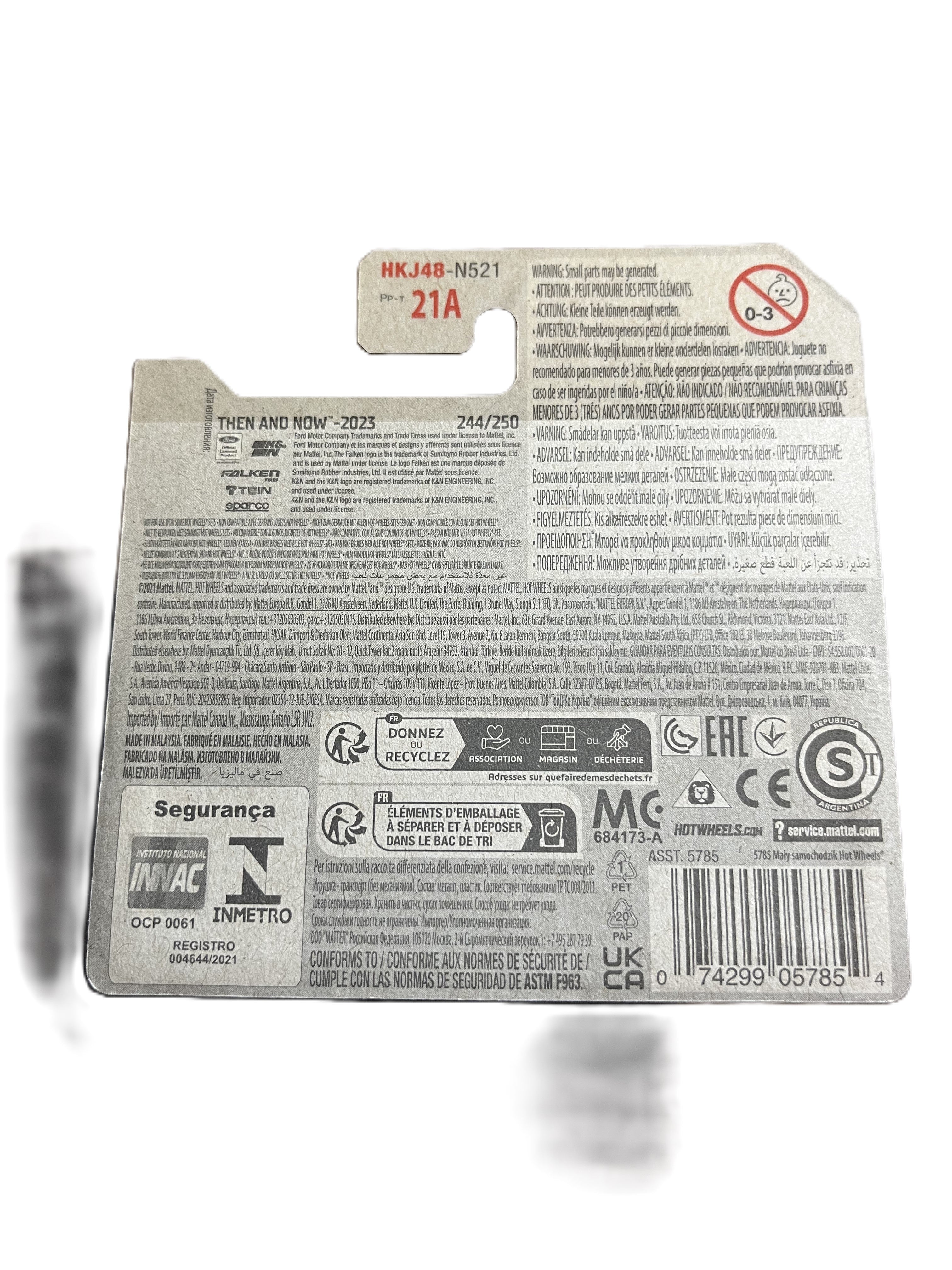 Hot Wheels HKJ48 - 69 Ford Mustang Boss 302 - short Card - 2023