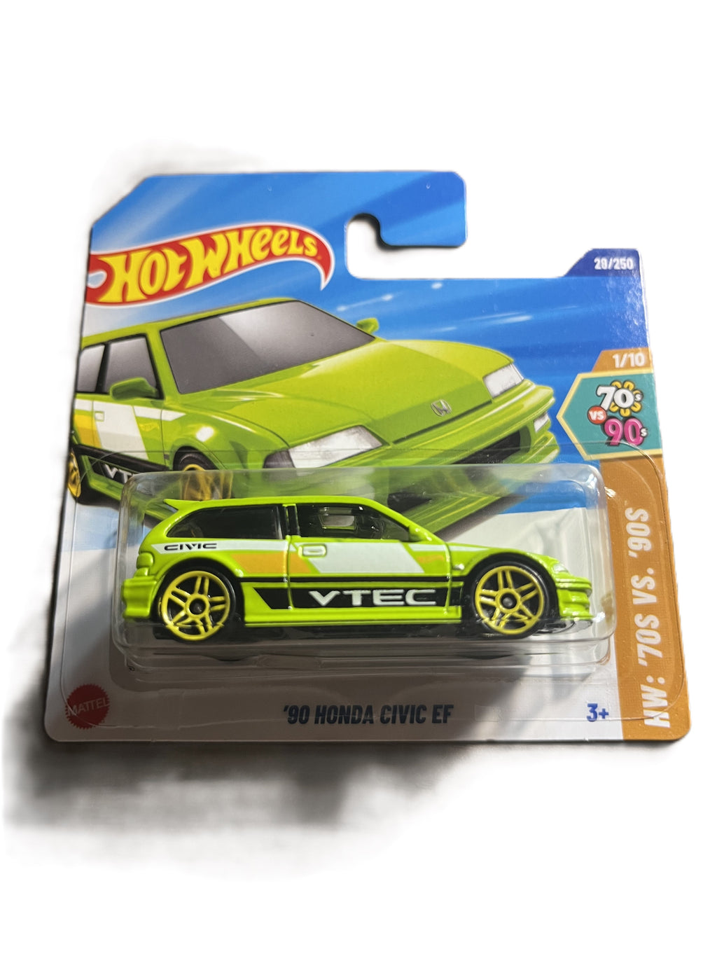 Hot Wheels HYX90 - 90 Honda Civic EF - short Card - 2025
