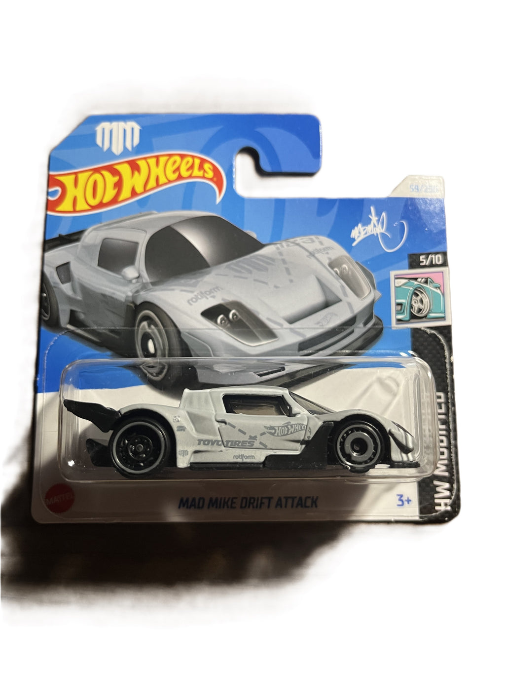 Hot Wheels HTB66 - Mad Mike Drift Attack - short Card - 2024