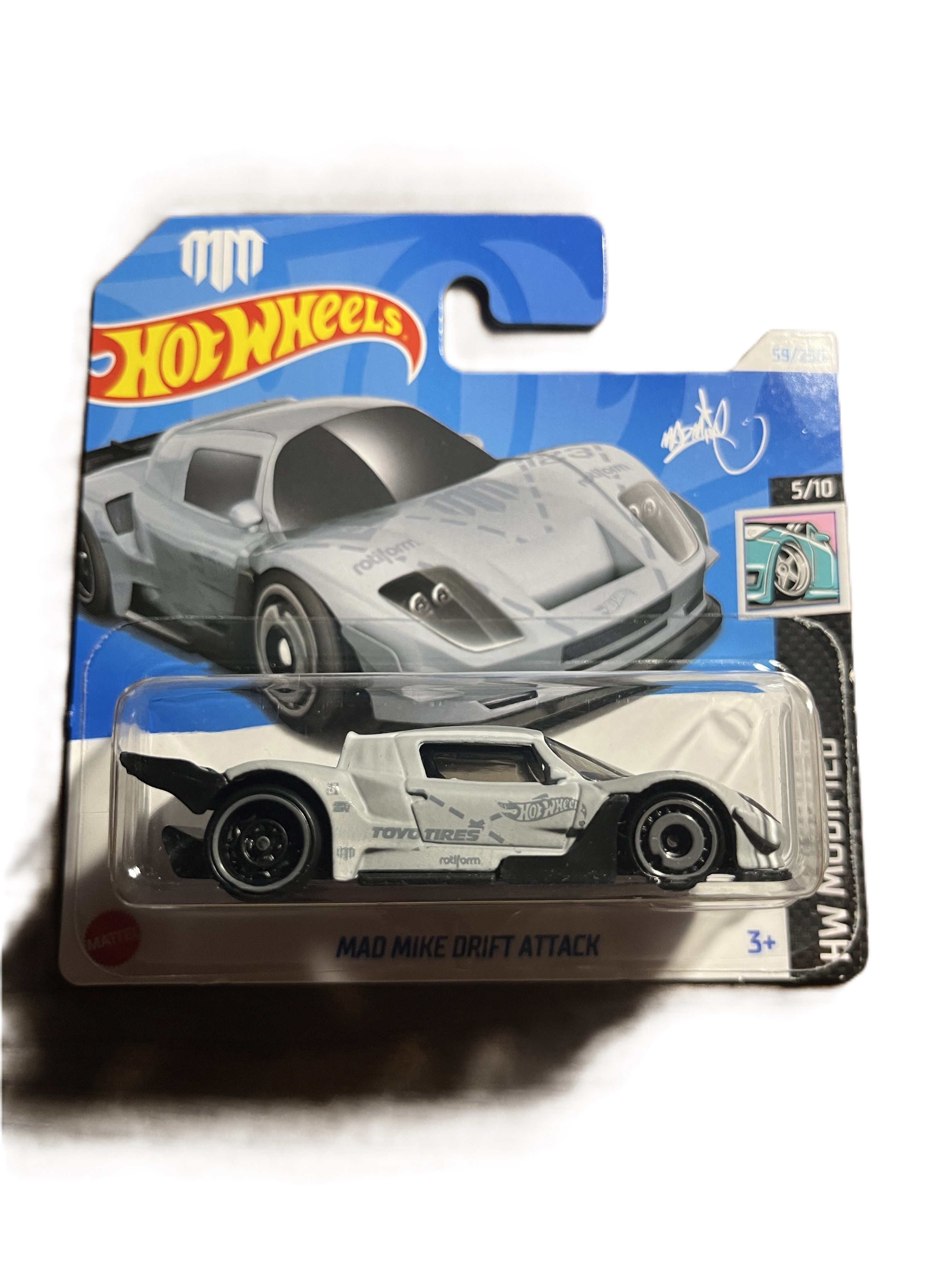 Hot Wheels HTB66 - Mad Mike Drift Attack - short Card - 2024