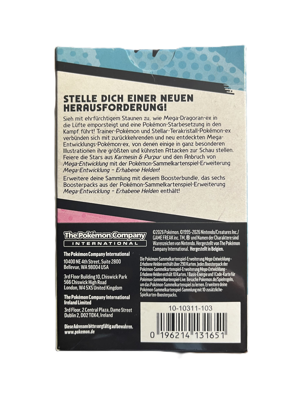 Pokemon - Mega-Entwicklung Erhabene Helden - Booster Bundle