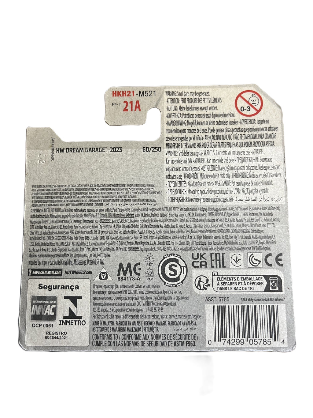 Hot Wheels HKH21 - Bone Shaker - short Card - 2023 - schlechte Karte