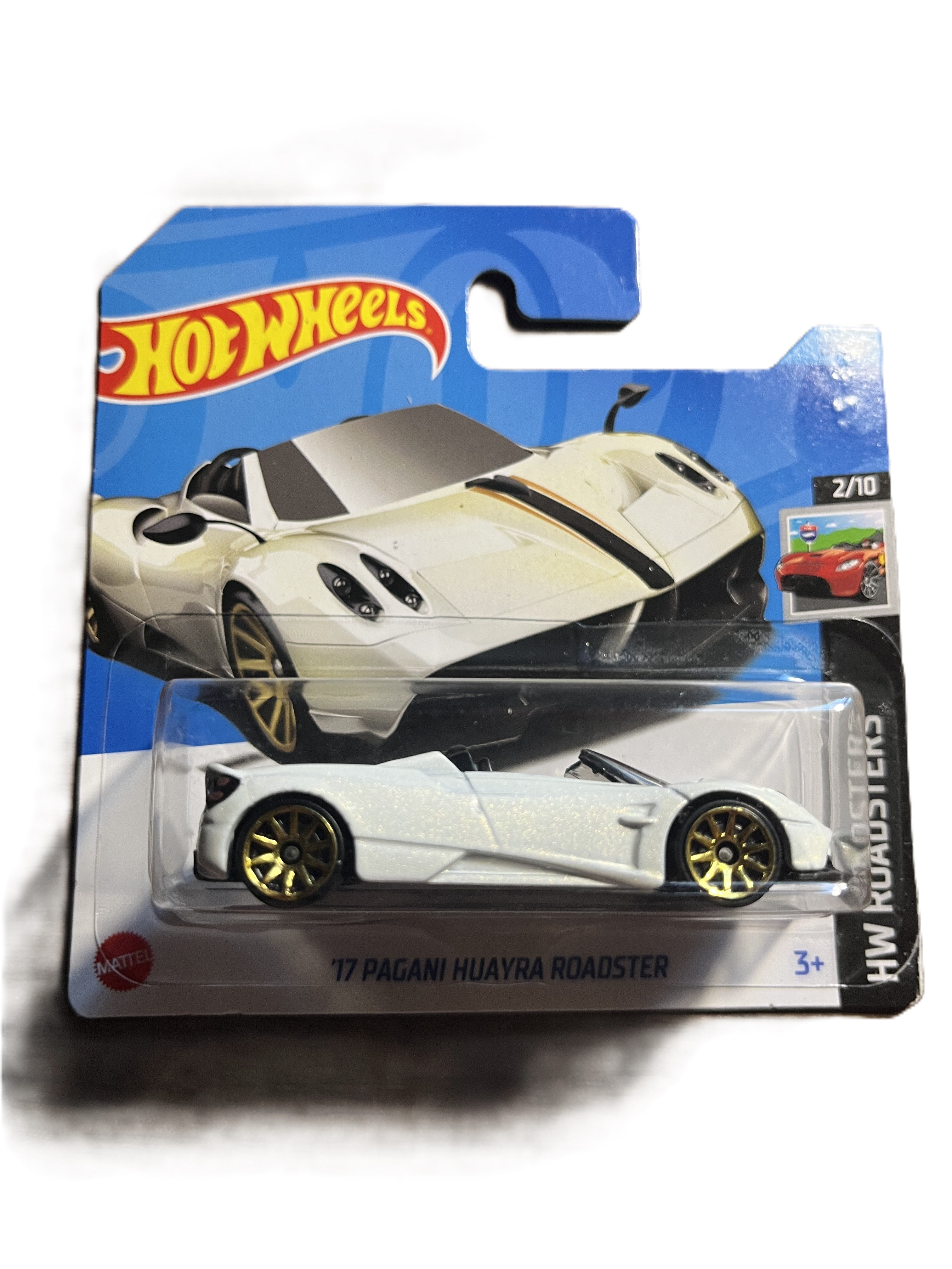 Hot Wheels HKH37 - 17 Pagani Huayra Roadster - short Card - 2023
