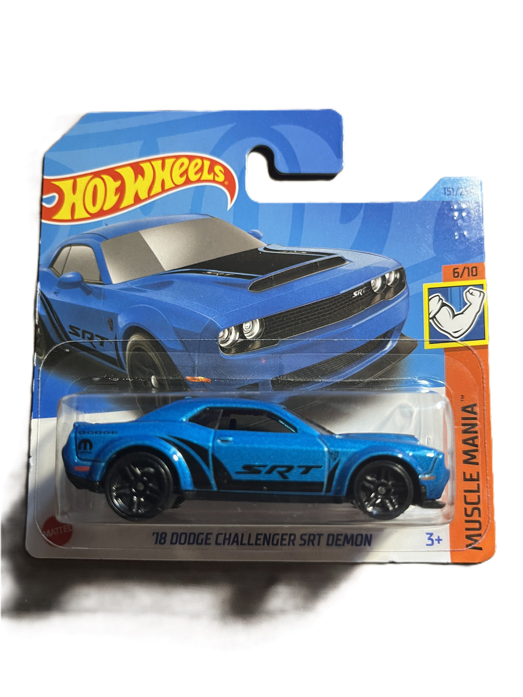 Hot Wheels HKJ54 - 18 Dodge Challenger SRT Demon - short Card - 2023