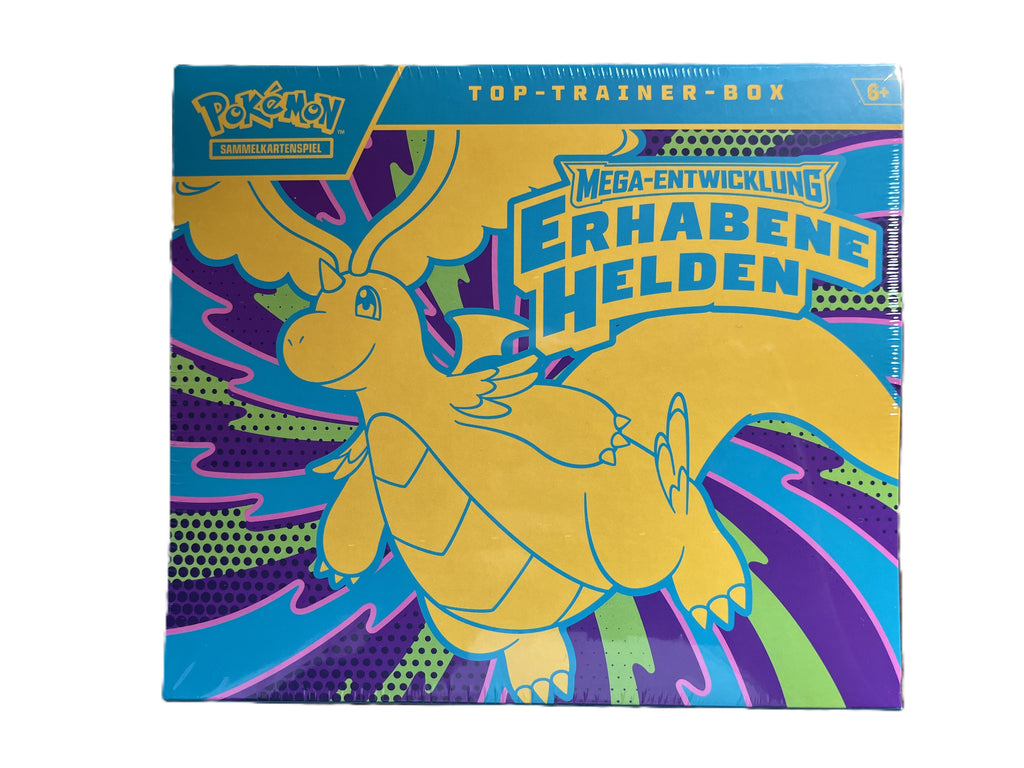 Pokémon Mega-Entwicklung Erhabene Helden Top Trainer Box - Deutsch