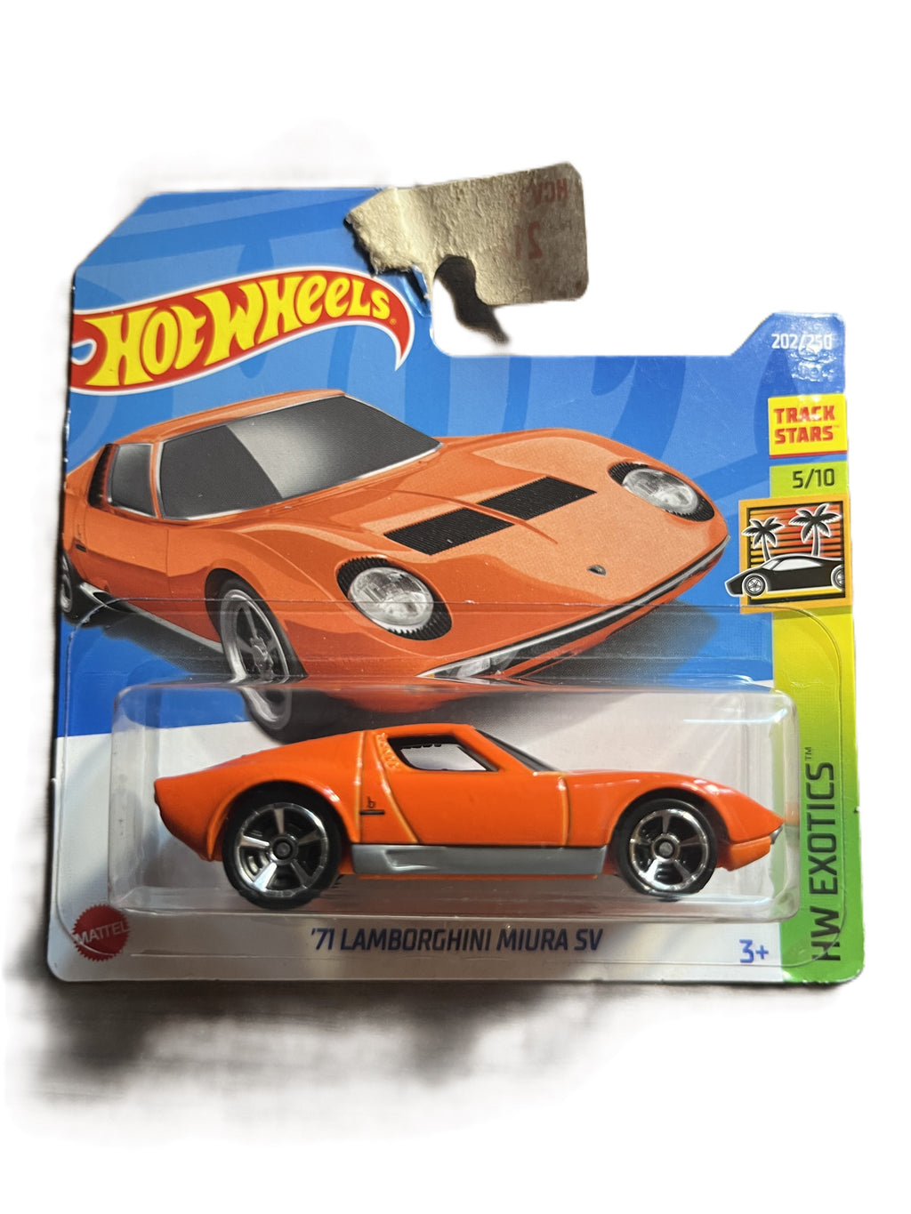 Hot Wheels HCV34 - 71 Lamborghini Miura SV - short Card - 2022 - schlechte Karte