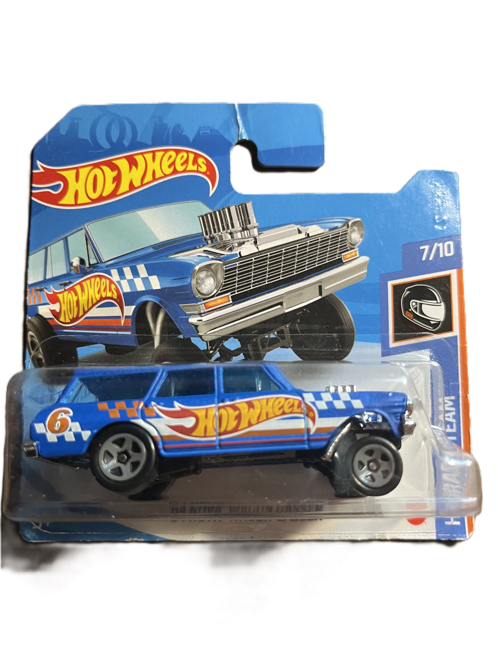 Hot Wheels GRY24 - 64 Nova Wagon Gasser - short Card - 2021 - schlechte Karte