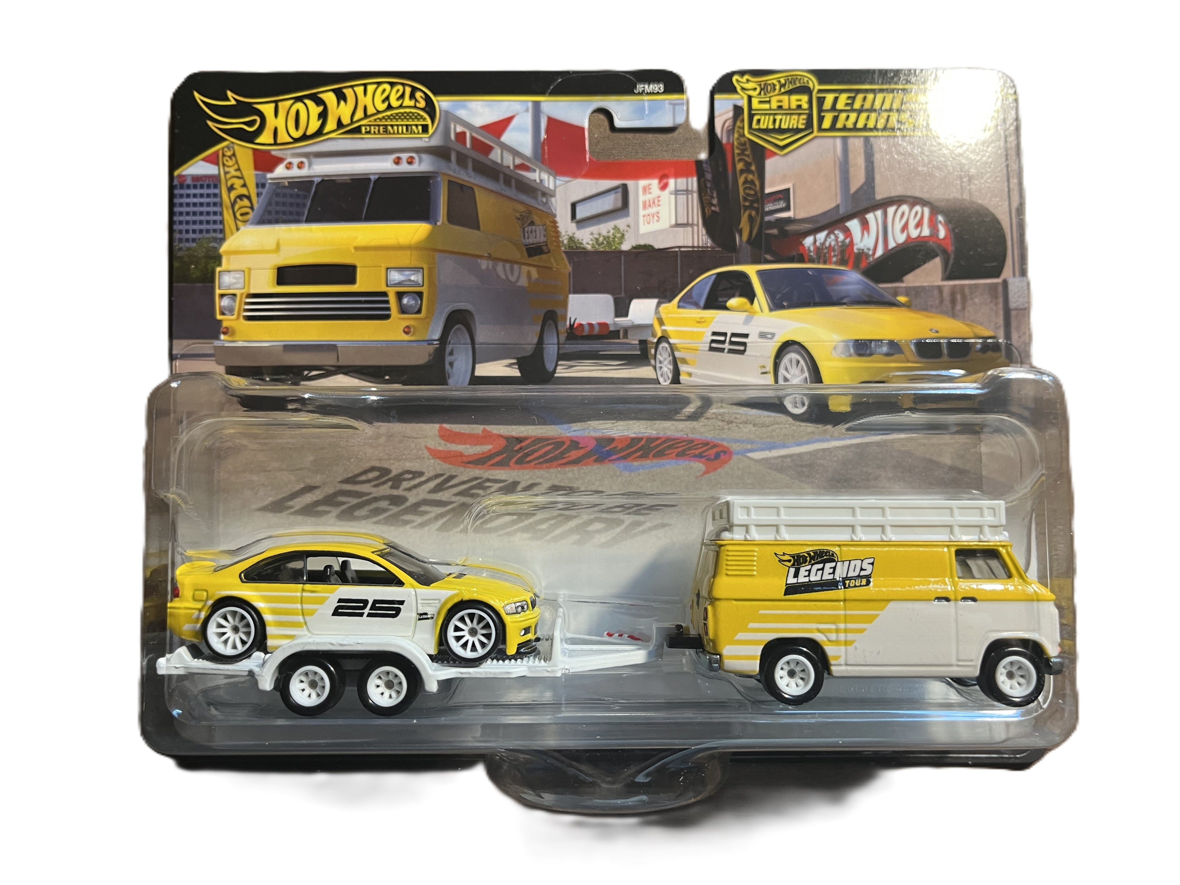 Hot Wheels JFM93 - BMW M3 - HW Rally Hauler - Legends Tour 2025 - Team Transporter - Premium
