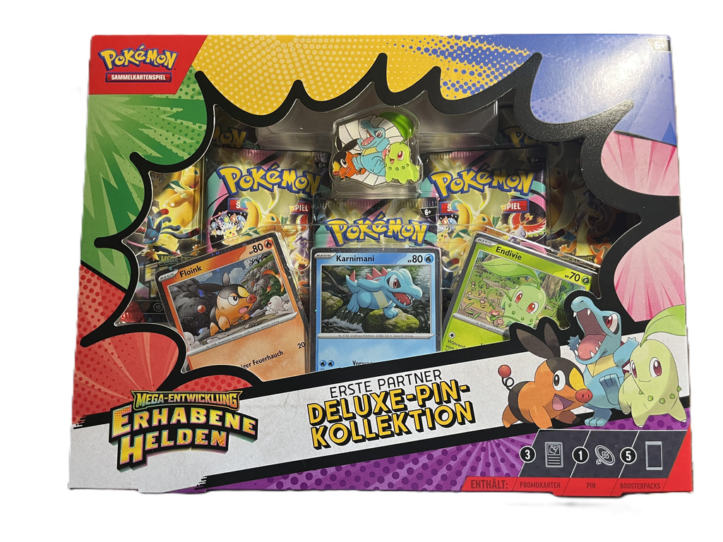 Pokemon - Mega-Entwicklung Erhabene Helden Deluxe-Pin Kollektion - Deutsch