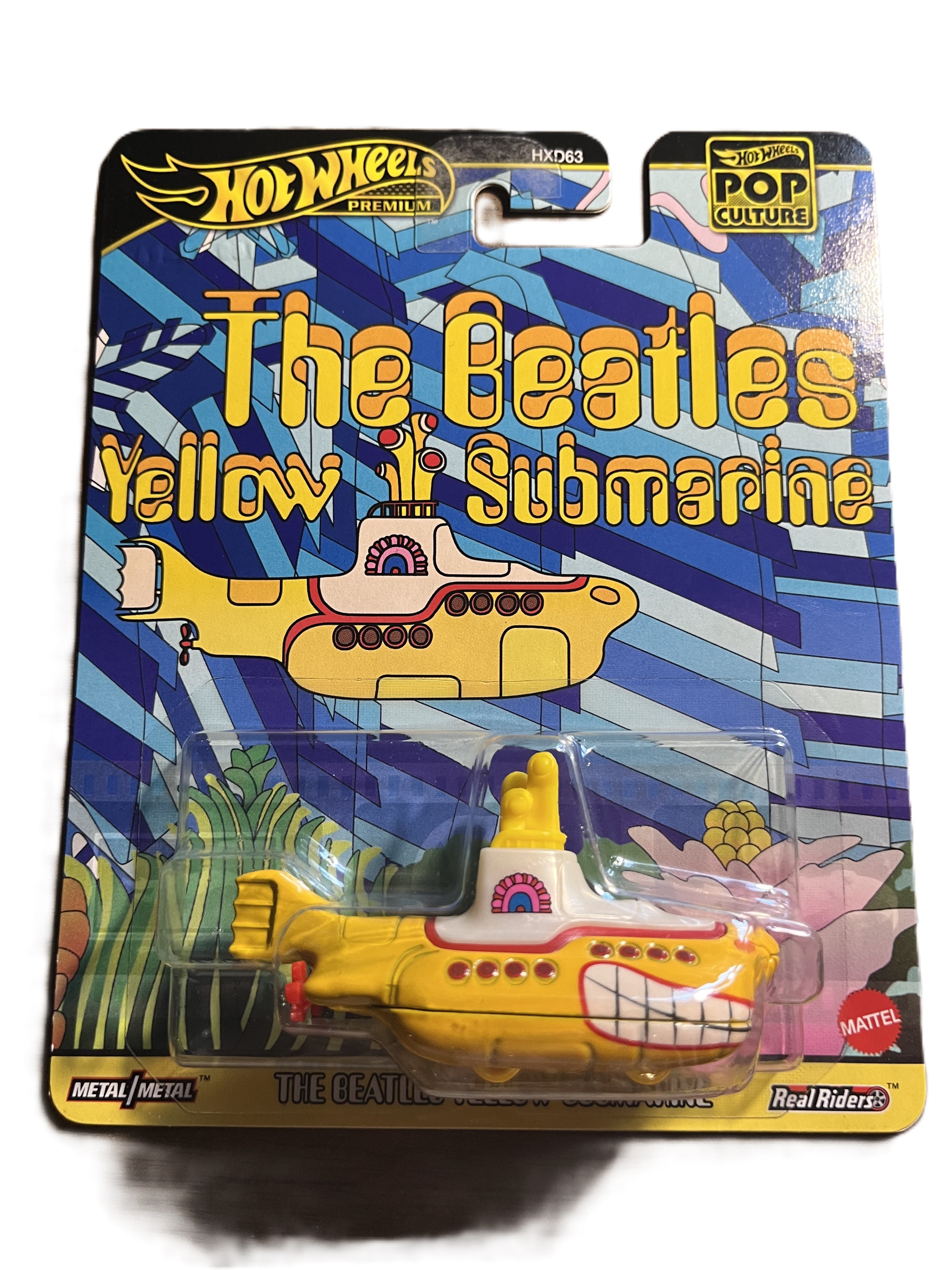 Hot Wheels JBL74 - The Beatles Yellow Submarine - Pop Culture - Premium