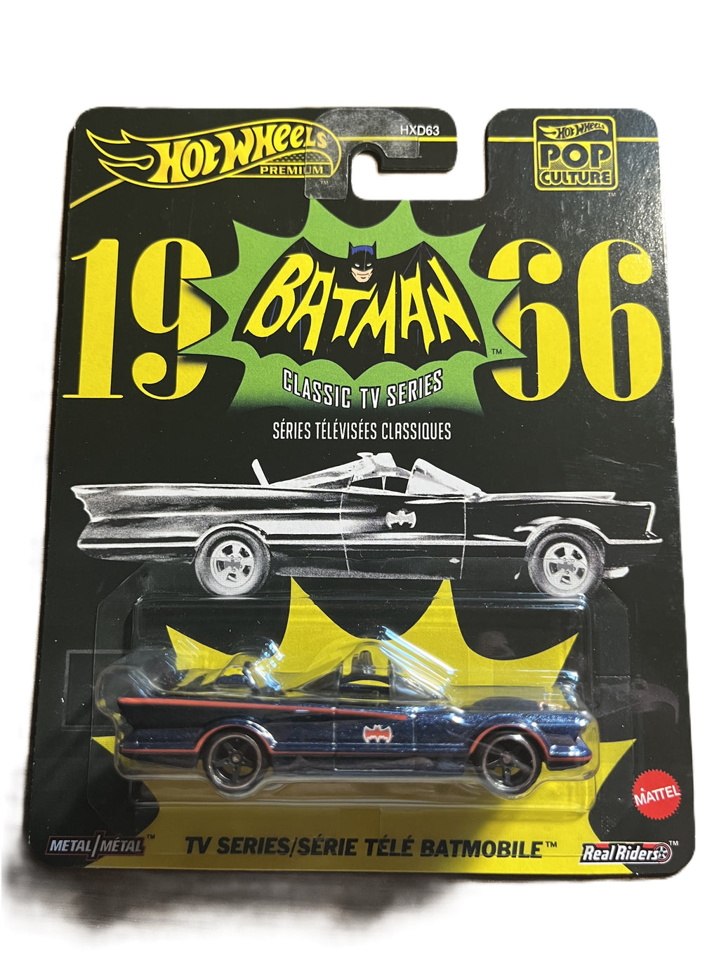 Hot Wheels JBL83 - TV Series Tele Batnobile - Classic TV Series - Premium