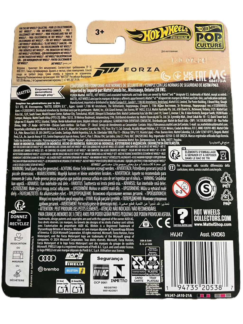 Hot Wheels HVJ47 - 17 Audi RS 6 Avant - Premium - Forza