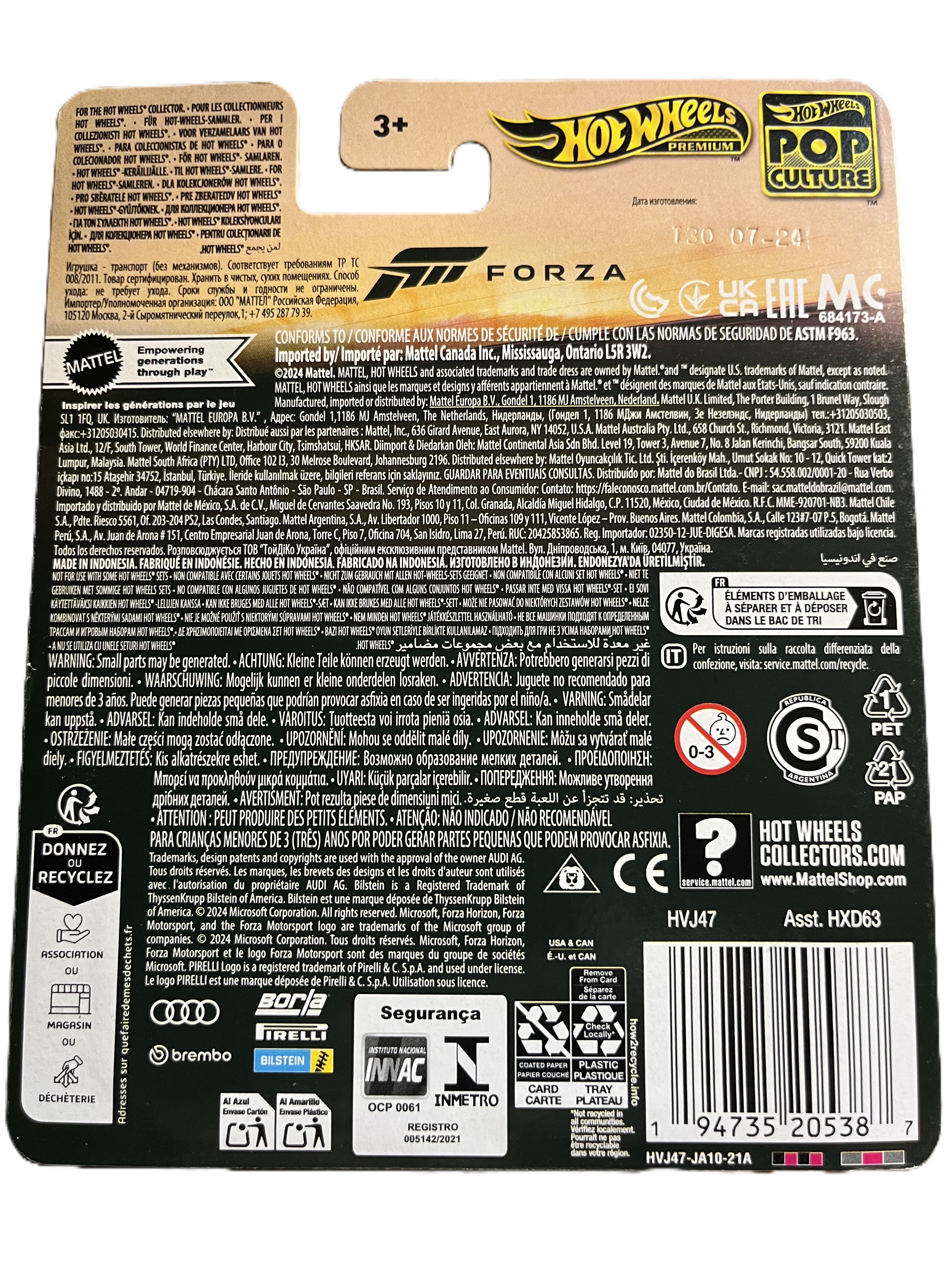 Hot Wheels HVJ47 - 17 Audi RS 6 Avant - Premium - Forza