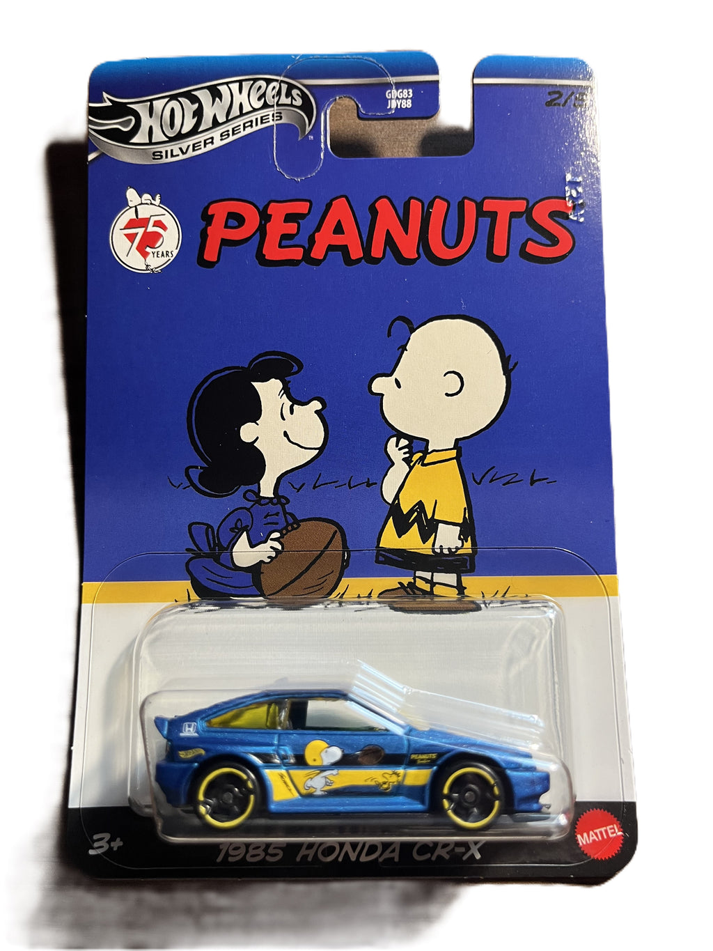 Hot Wheels GDG83 - Peanuts komplette 5er Serie - long Card Silver Series