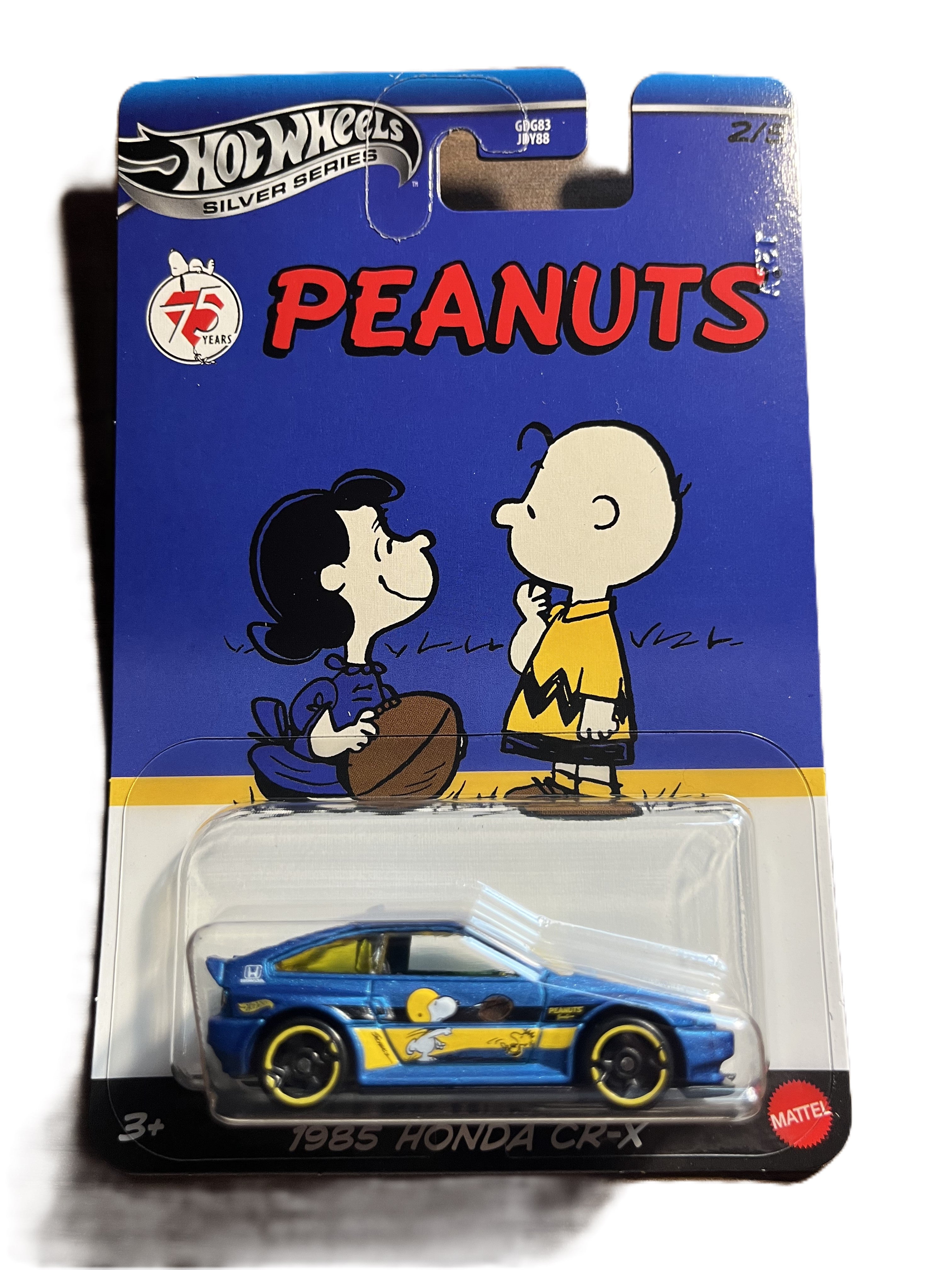 Hot Wheels GDG83 - Peanuts komplette 5er Serie - long Card Silver Series