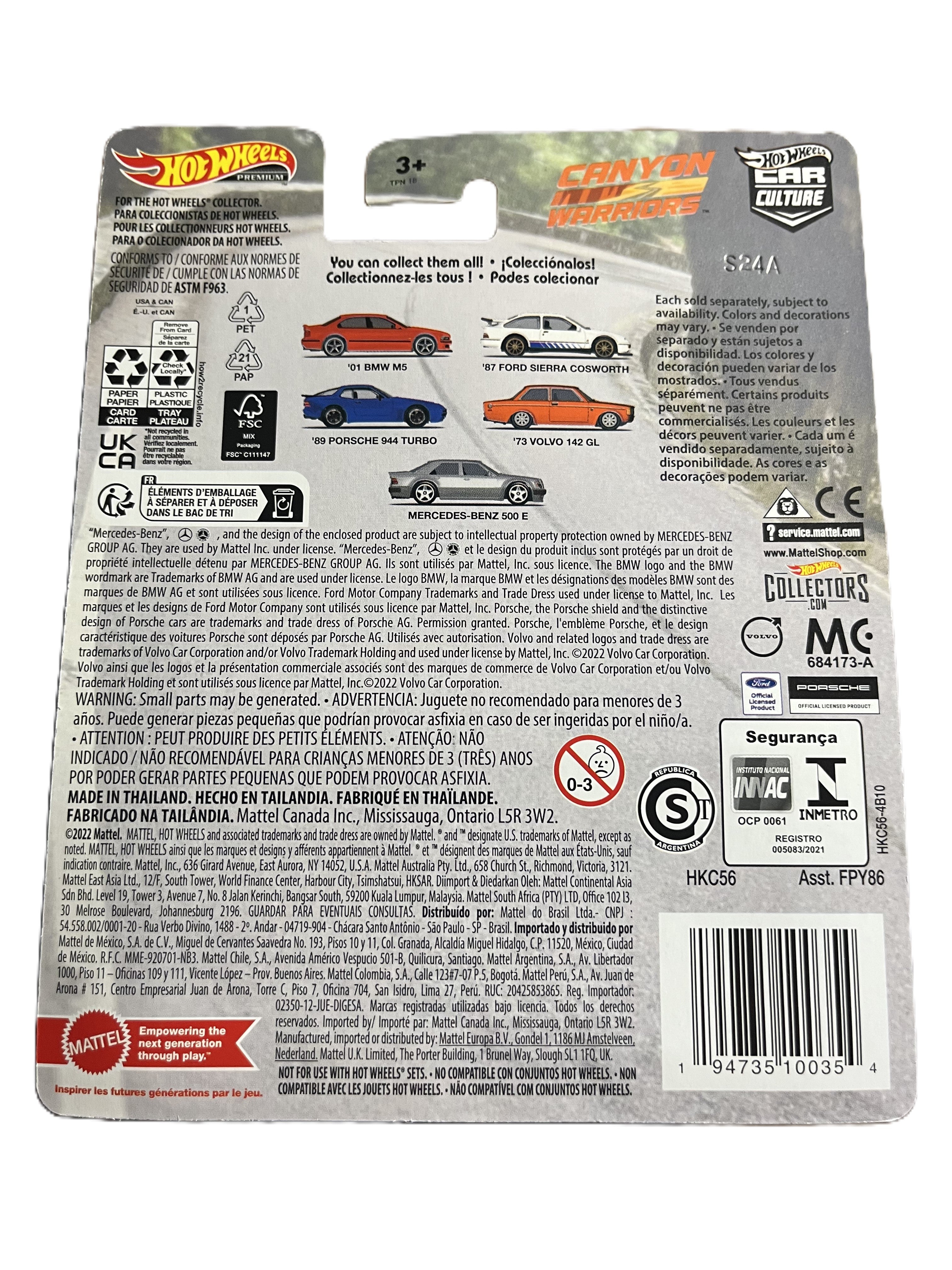 Hot Wheels HKC56 - 89 Porsche 944 Turbo - Canyon Warriors 3/5 - Premium