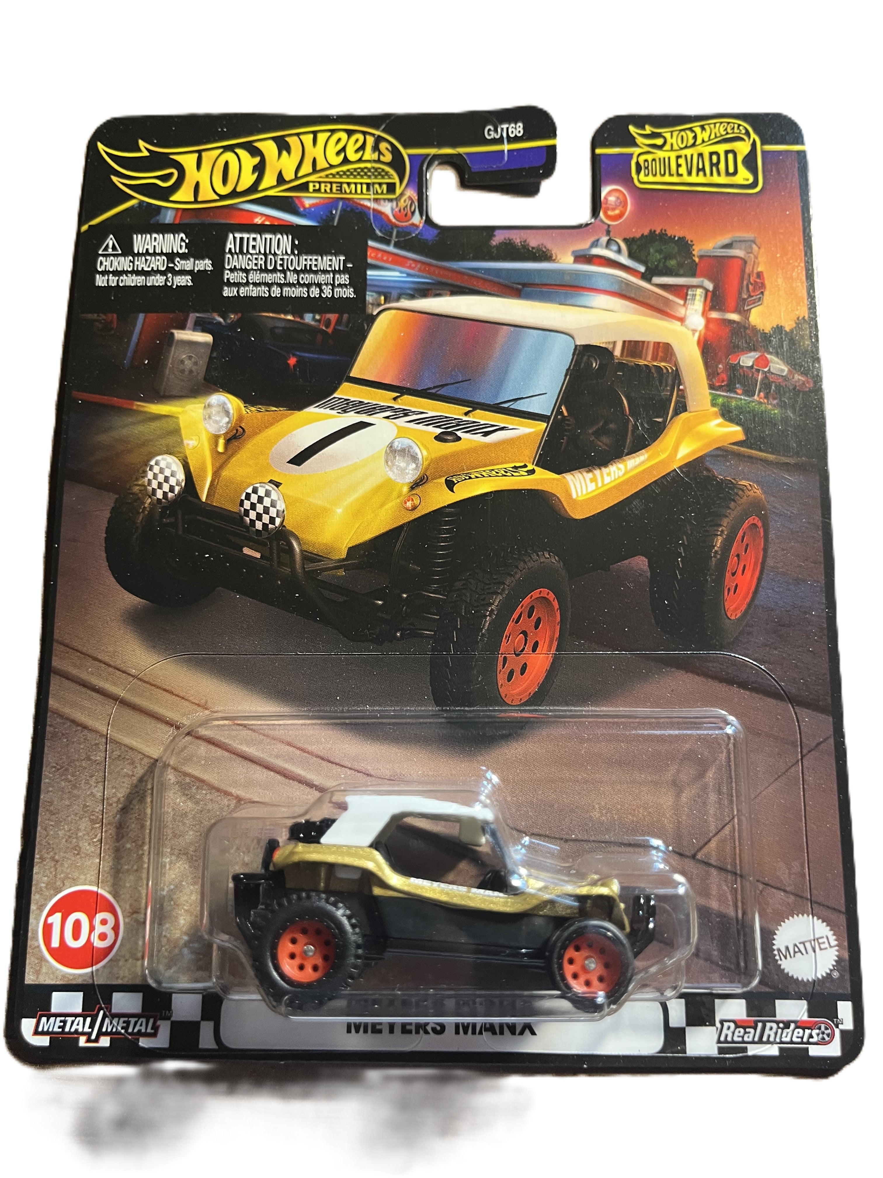 Hot Wheels GJT68 - komplettes 5er Set Boulevard 106 - 110 - Real Riders - Premium