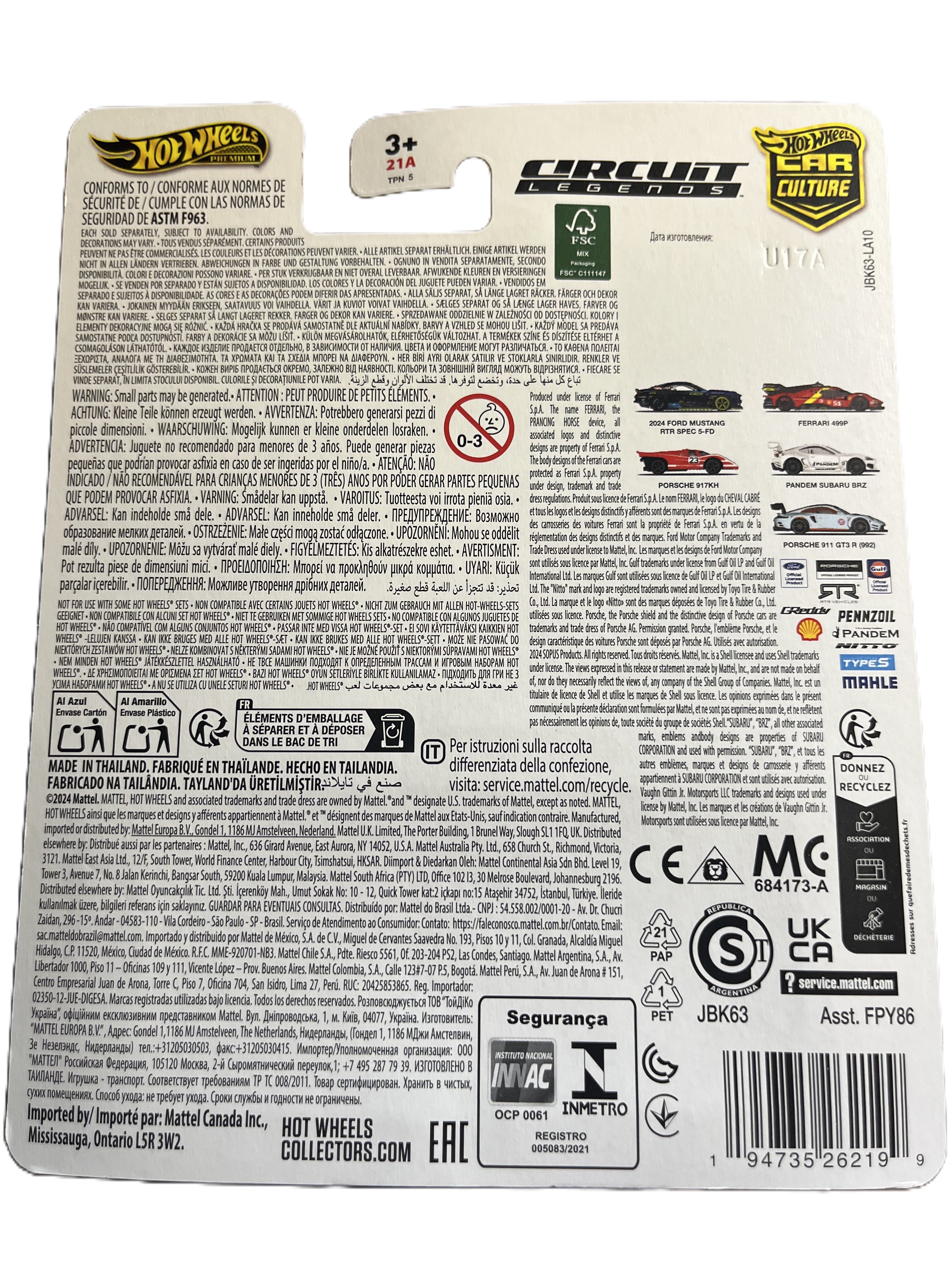 Hot Wheels JBK63 - Porsche 917KH - Circuit Legends 3/5 - Premium