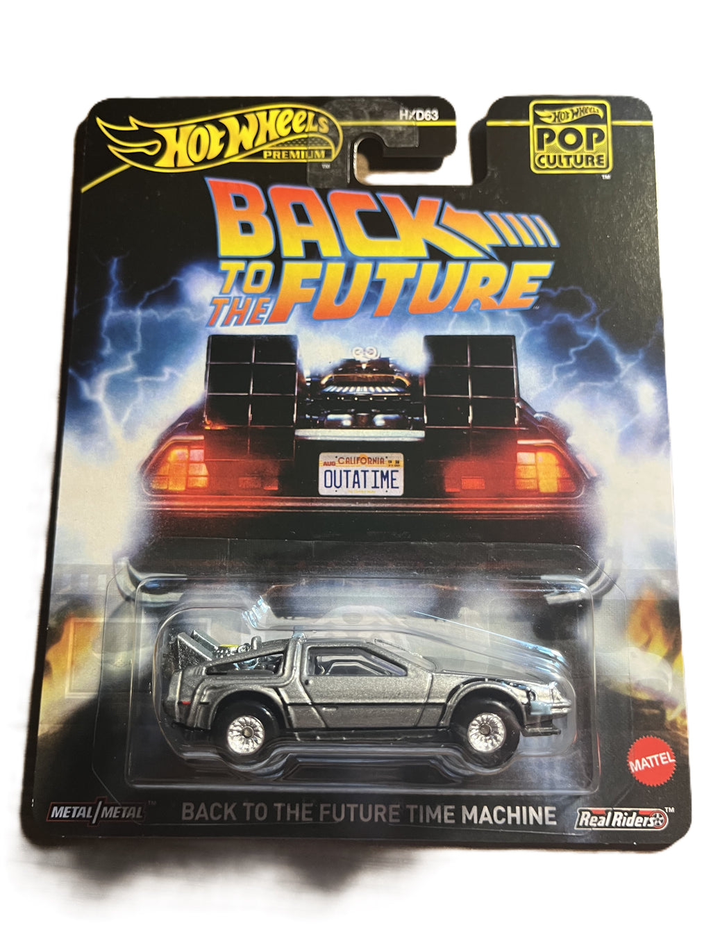 Hot Wheels JBL65 - Back to the Future Time Machine - Pop Culture - Premium