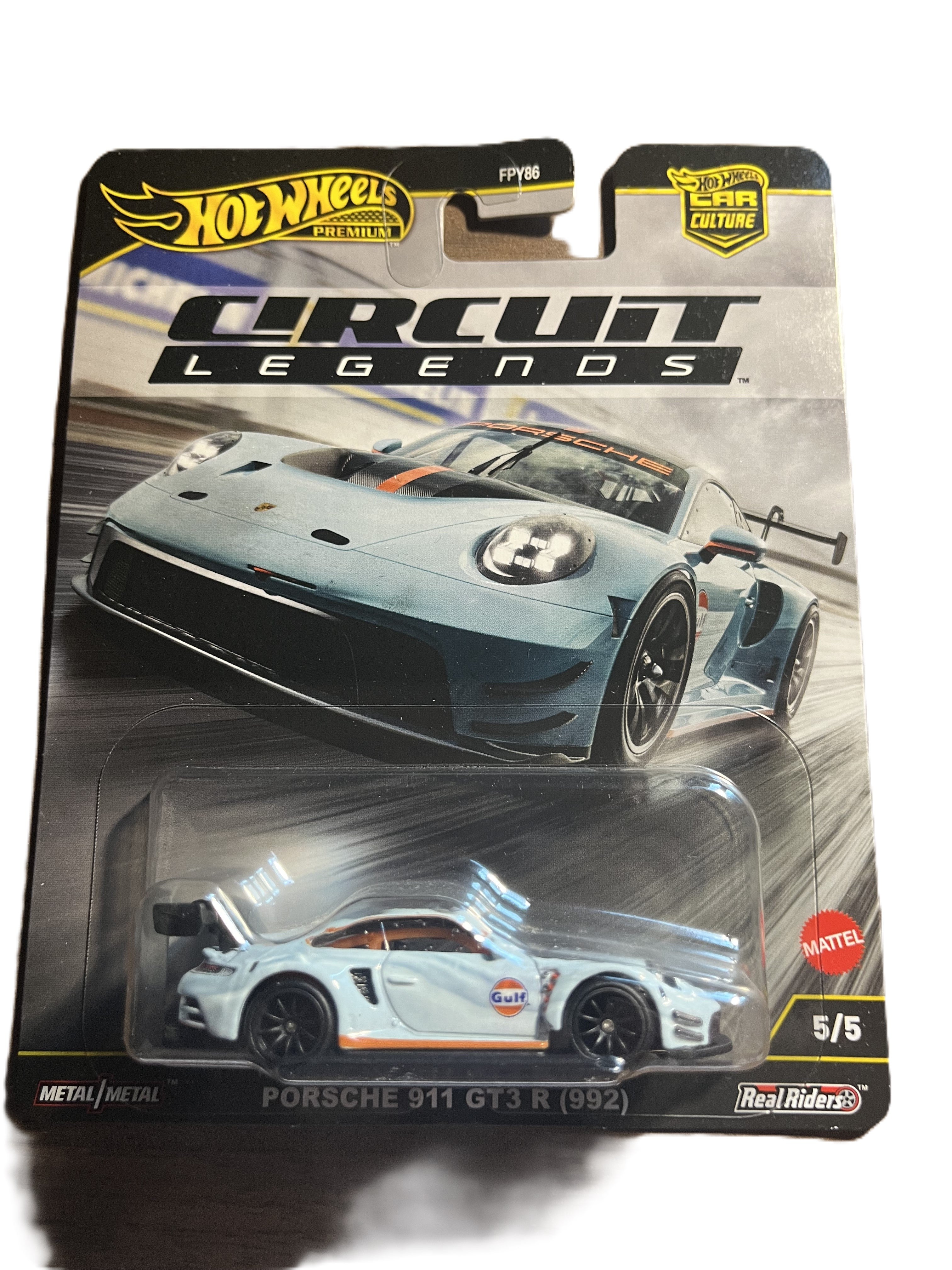 Hot Wheels JBK65 - Porsche 911 GT3 R (992) - Circuit Legends 5/5 - Premium