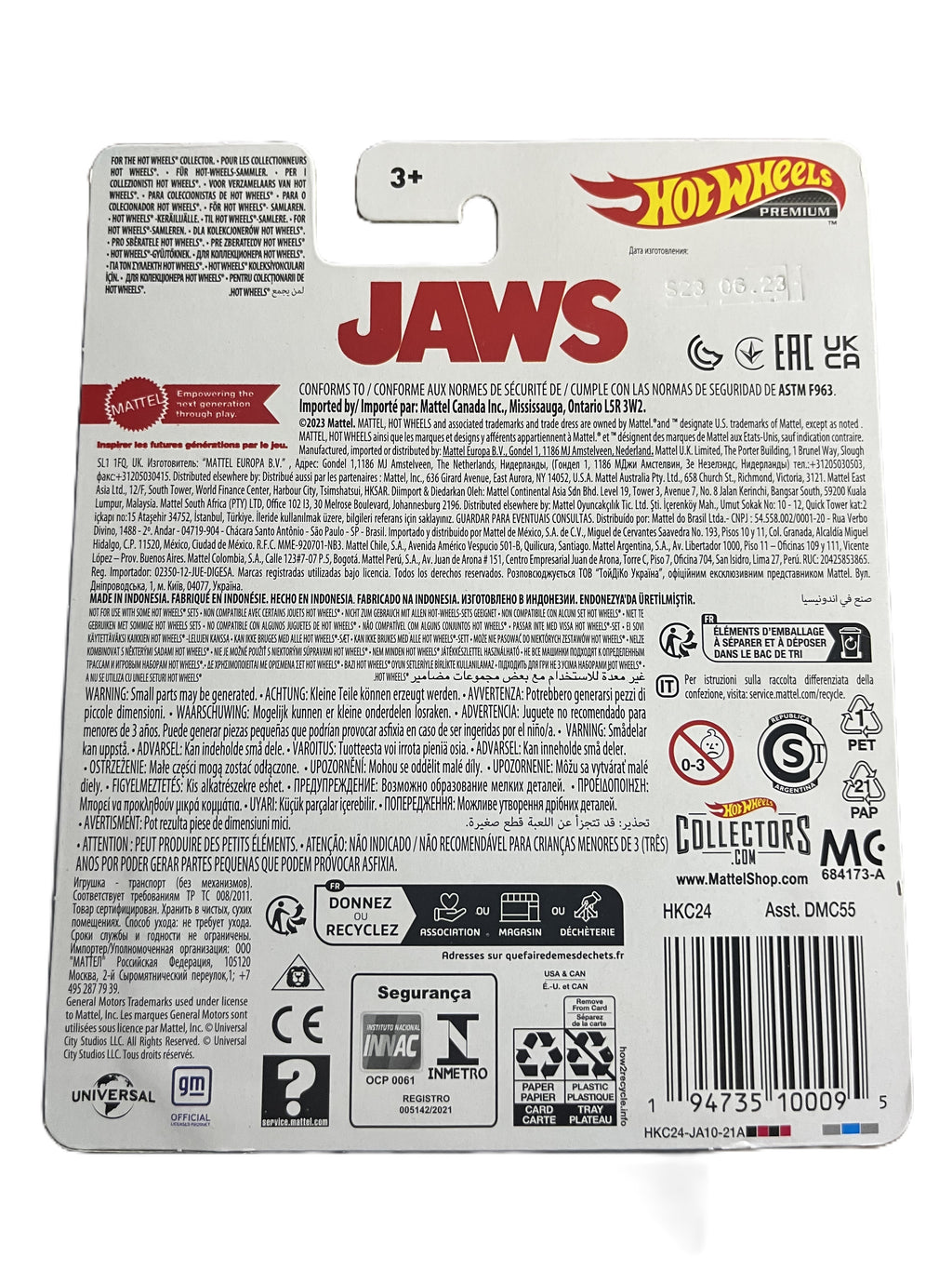 Hot Wheels HKC24 - 75 Chevy Blazer Custom - JAWS - Real Riders - Premium