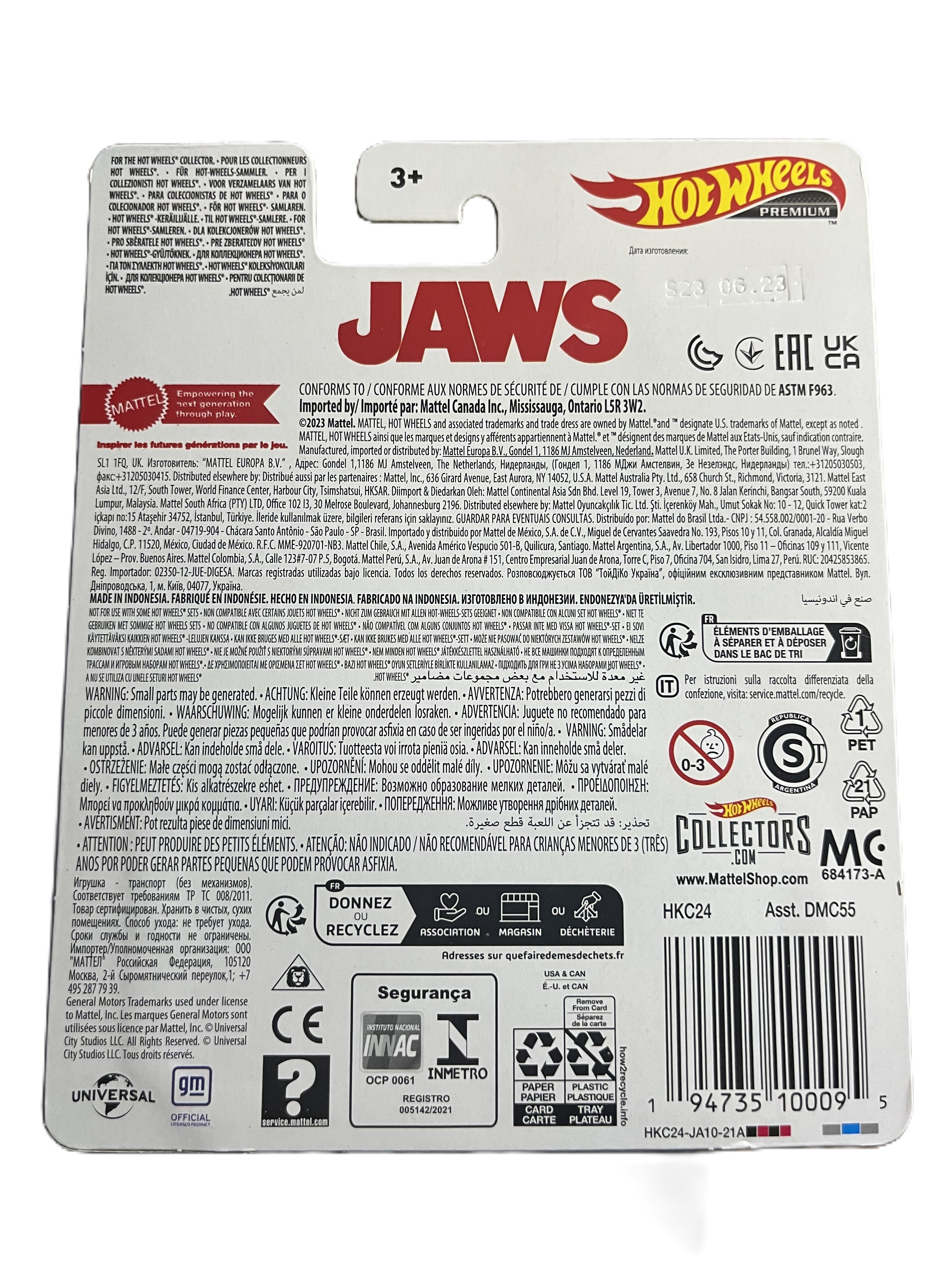 Hot Wheels HKC24 - 75 Chevy Blazer Custom - JAWS - Real Riders - Premium