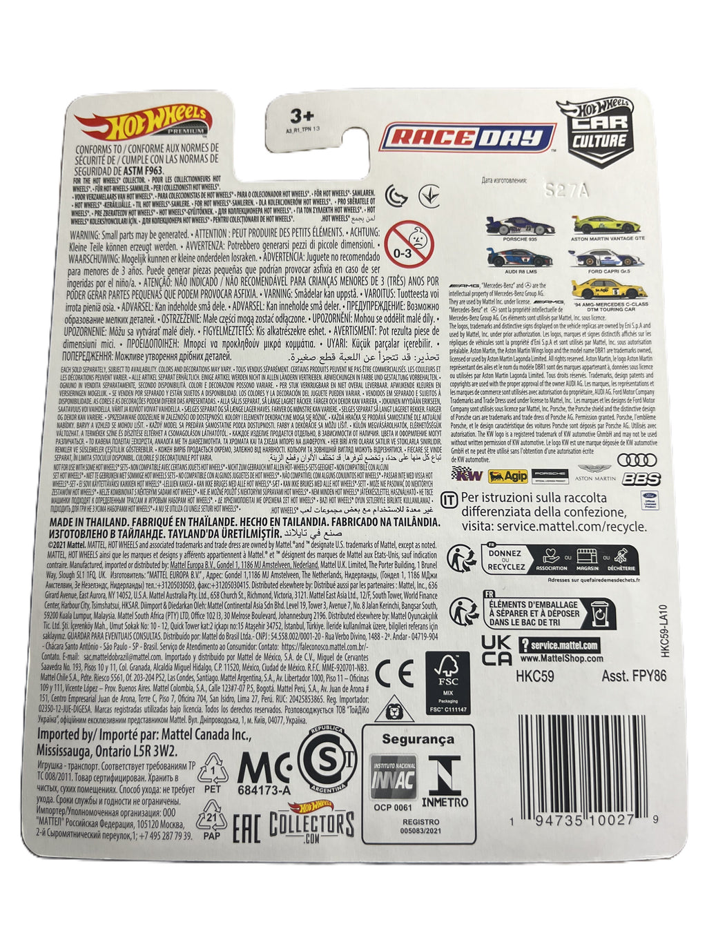 Hot Wheels HKC59 - Porsche 935 - Race Day 1/5 - Premium