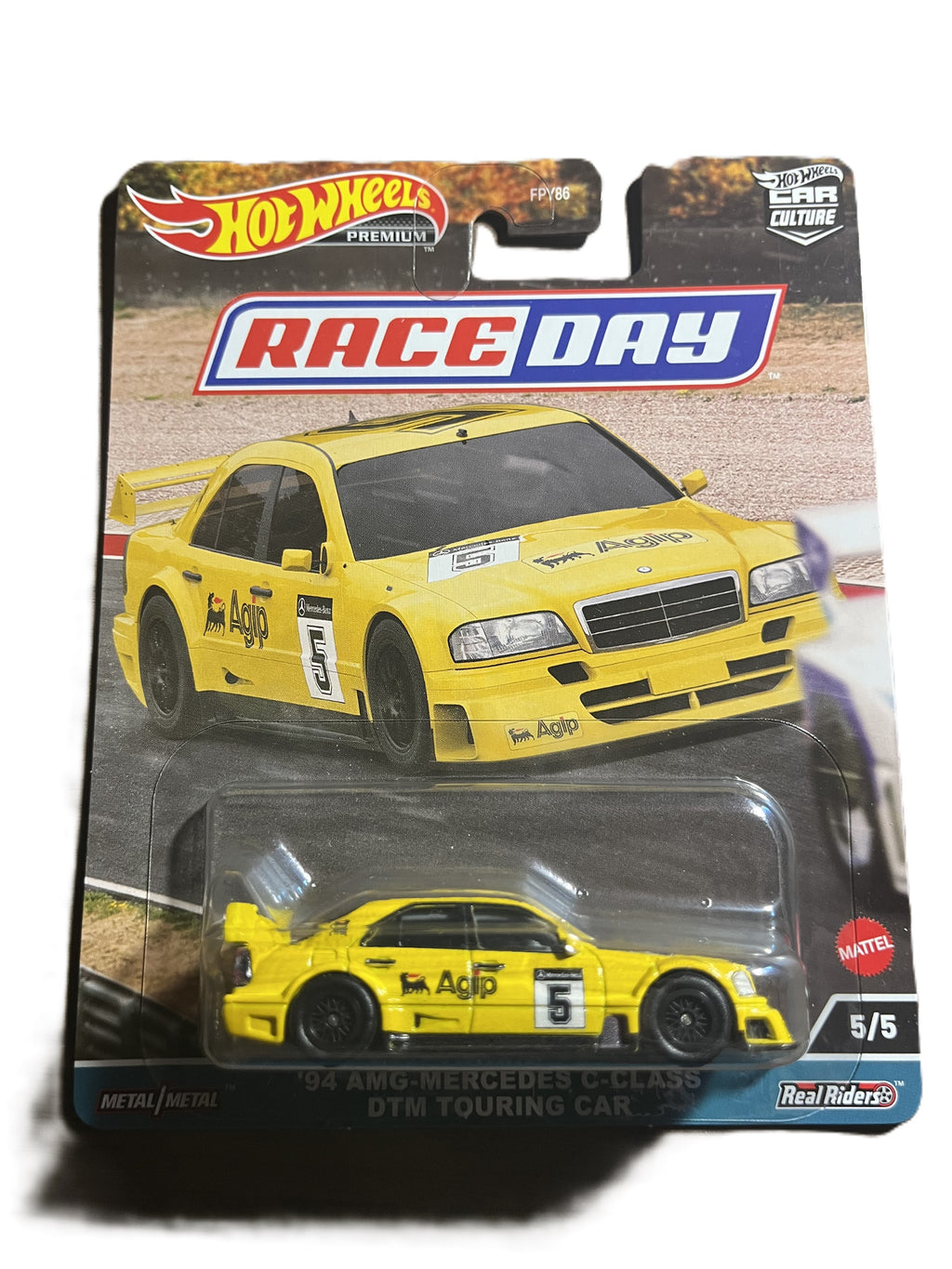 Hot Wheels HKC62 - 94 AMG-Mercedes C-Class DTM Touring Car - Race Day 5/5 - Premium
