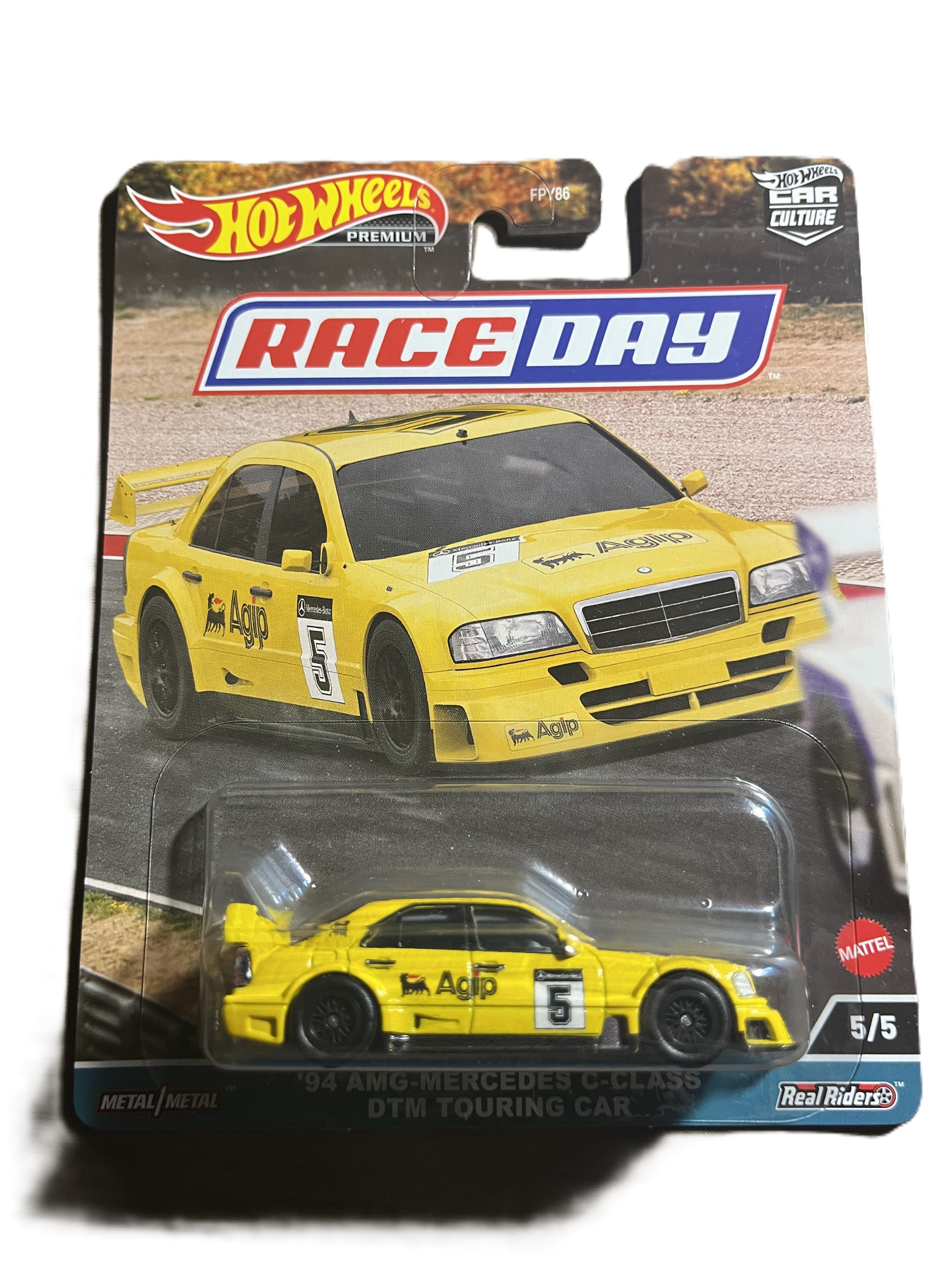 Hot Wheels HKC62 - 94 AMG-Mercedes C-Class DTM Touring Car - Race Day 5/5 - Premium