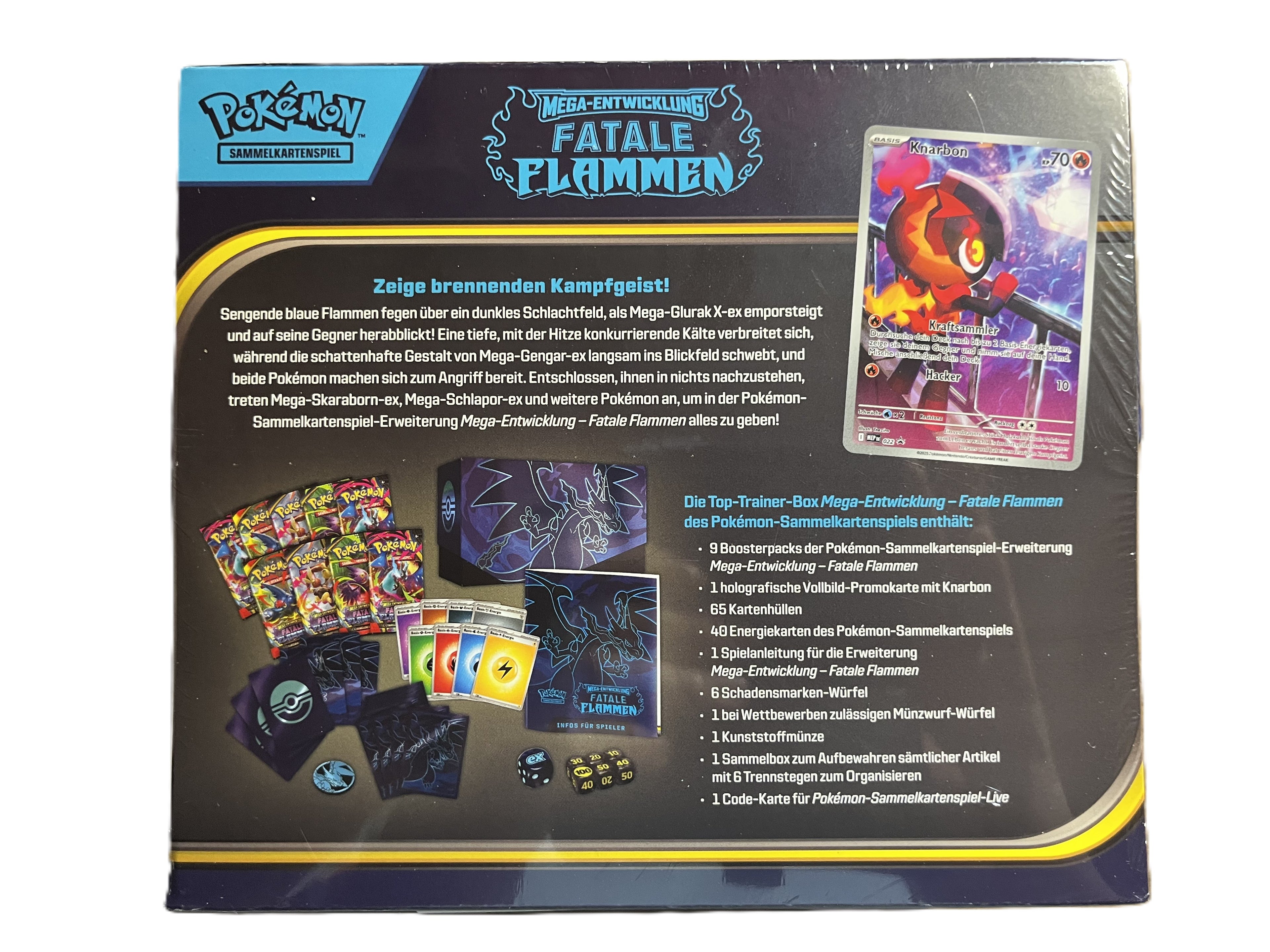 Pokémon Mega-Entwicklung Fatale Flammen Top Trainer Box - Deutsch