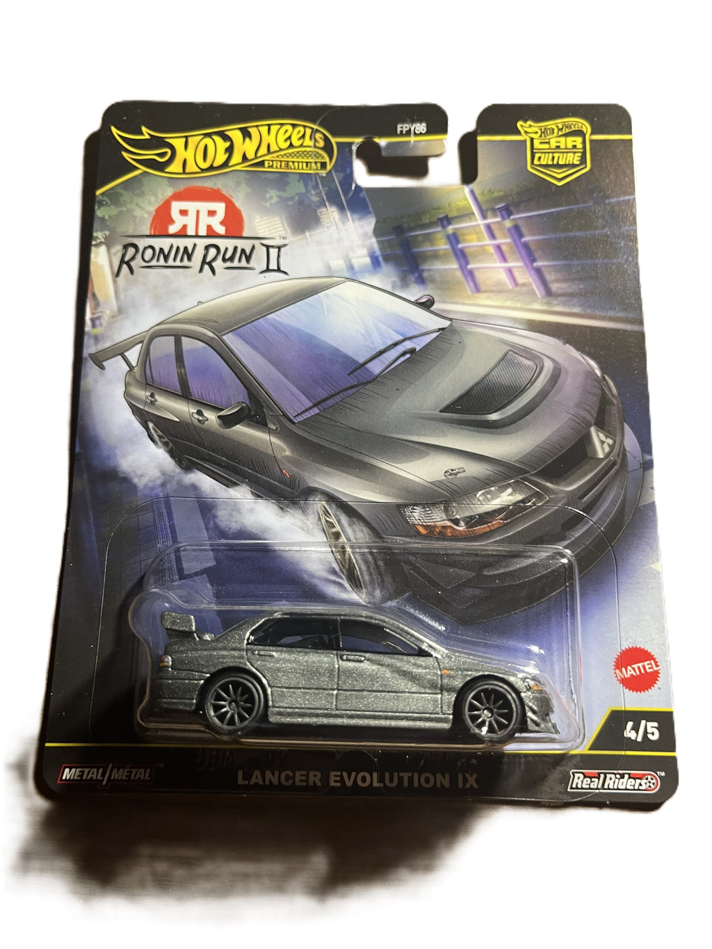 Hot Wheels JBK86 - Lancer Evolution IX - Ronin Run II 4/5 - Premium