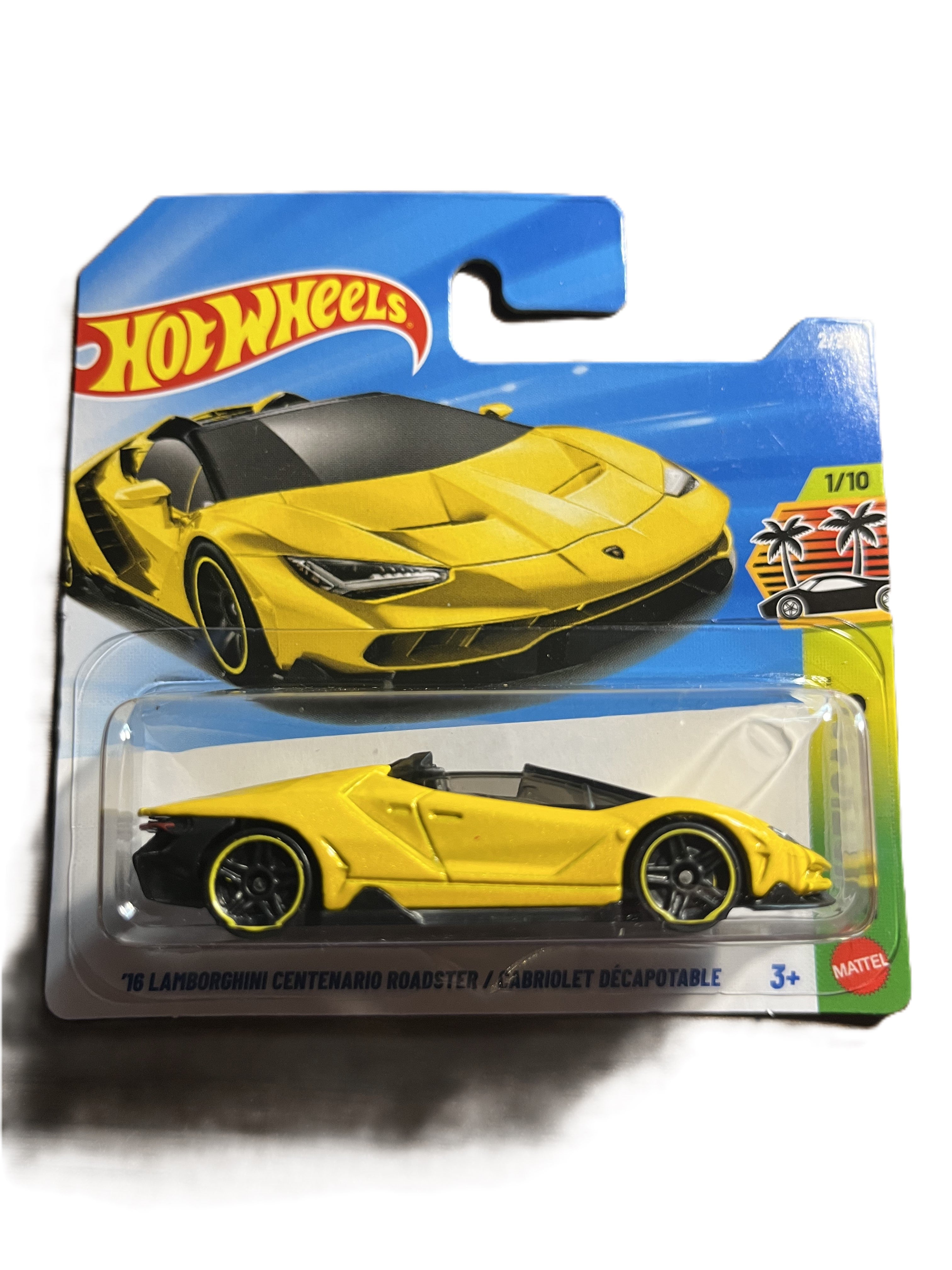 Hot Wheels JJH80 - 16 Lamborghini Centenario Roadster - short Card - 2026