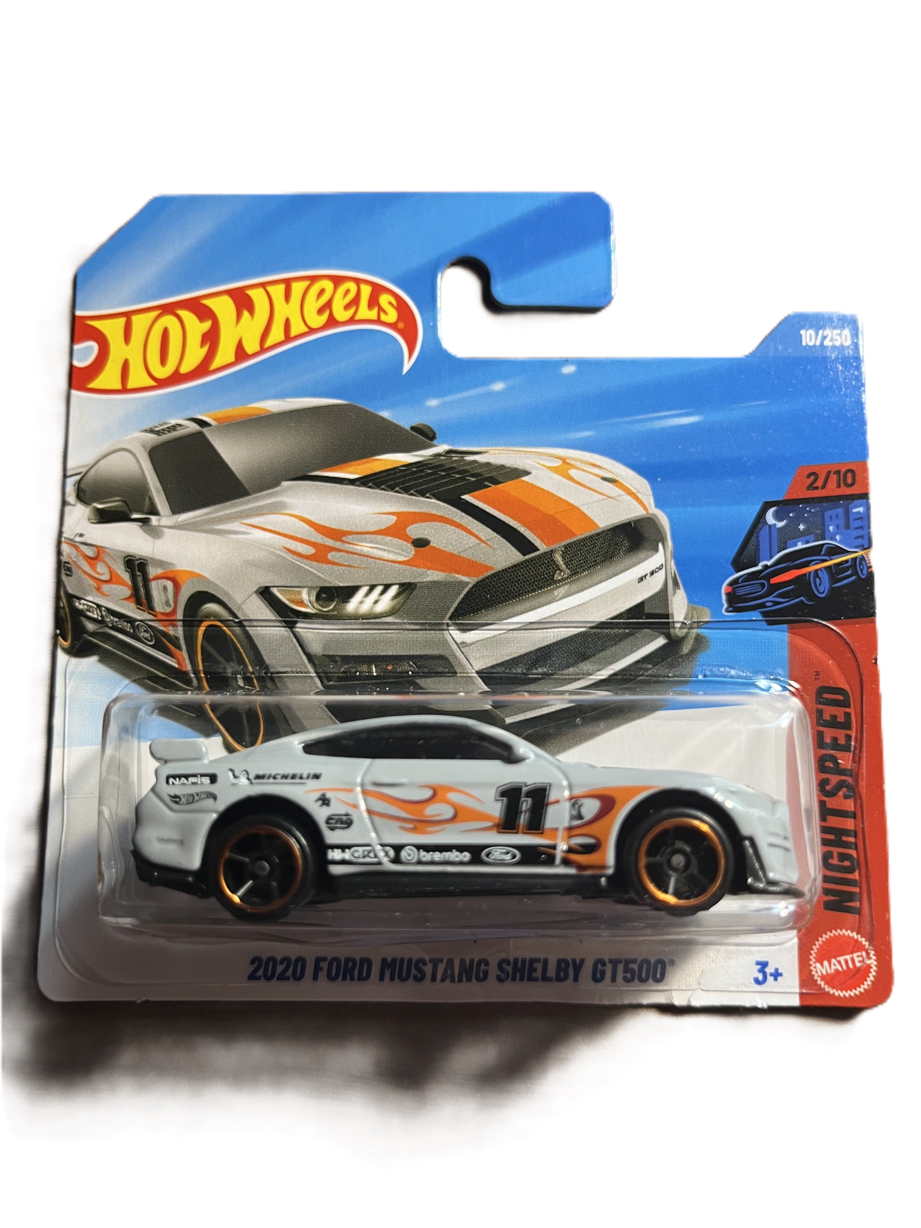Hot Wheels JJH87 - 2020 Ford Mustang Shelby GT500 - short Card - 2026