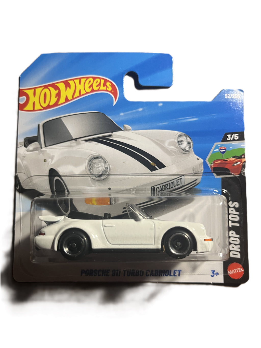 Hot Wheels JJJ22 - Porsche 911 Turbo Cabriolet - short Card - 2026