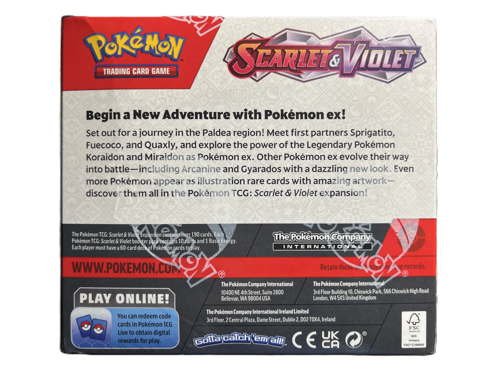 Pokemon - Scarlet & Violet Display (36 Booster) Englisch