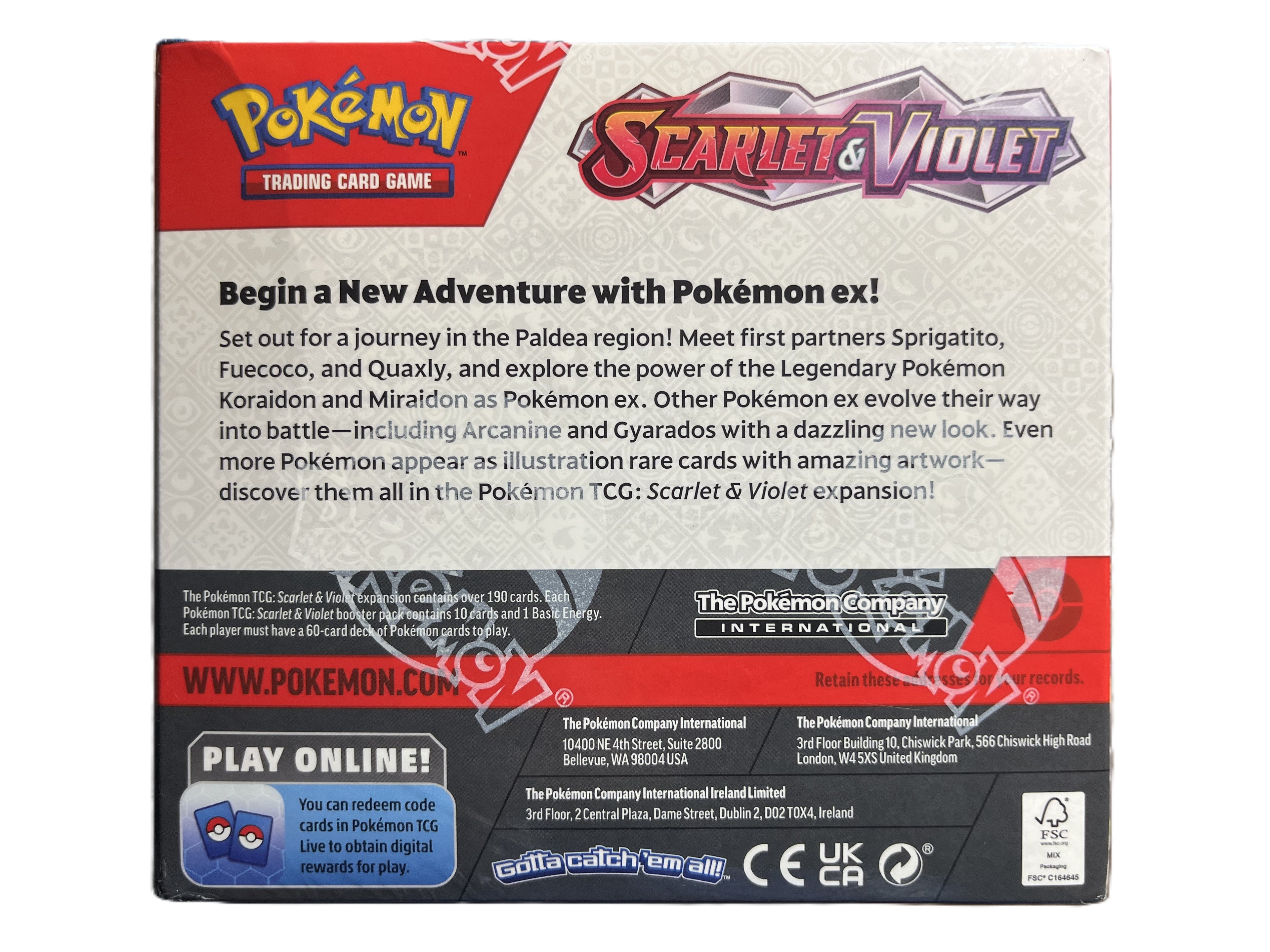 Pokemon - Scarlet & Violet Display (36 Booster) Englisch