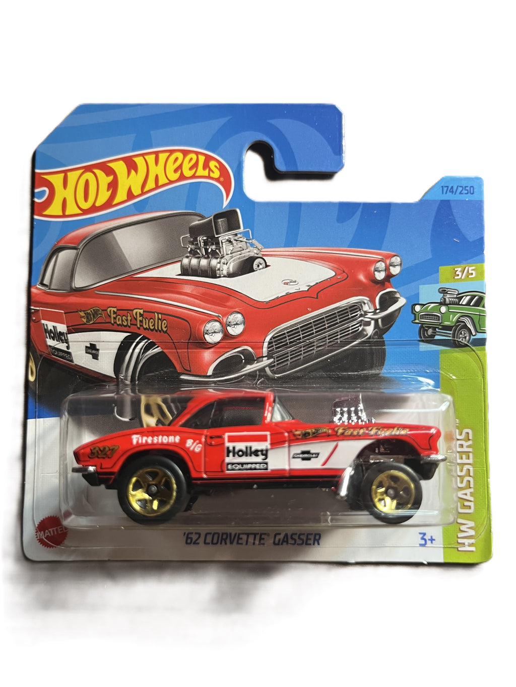 Hot Wheels HKH64 - 62 Corvette Gasser - short Card - 2023