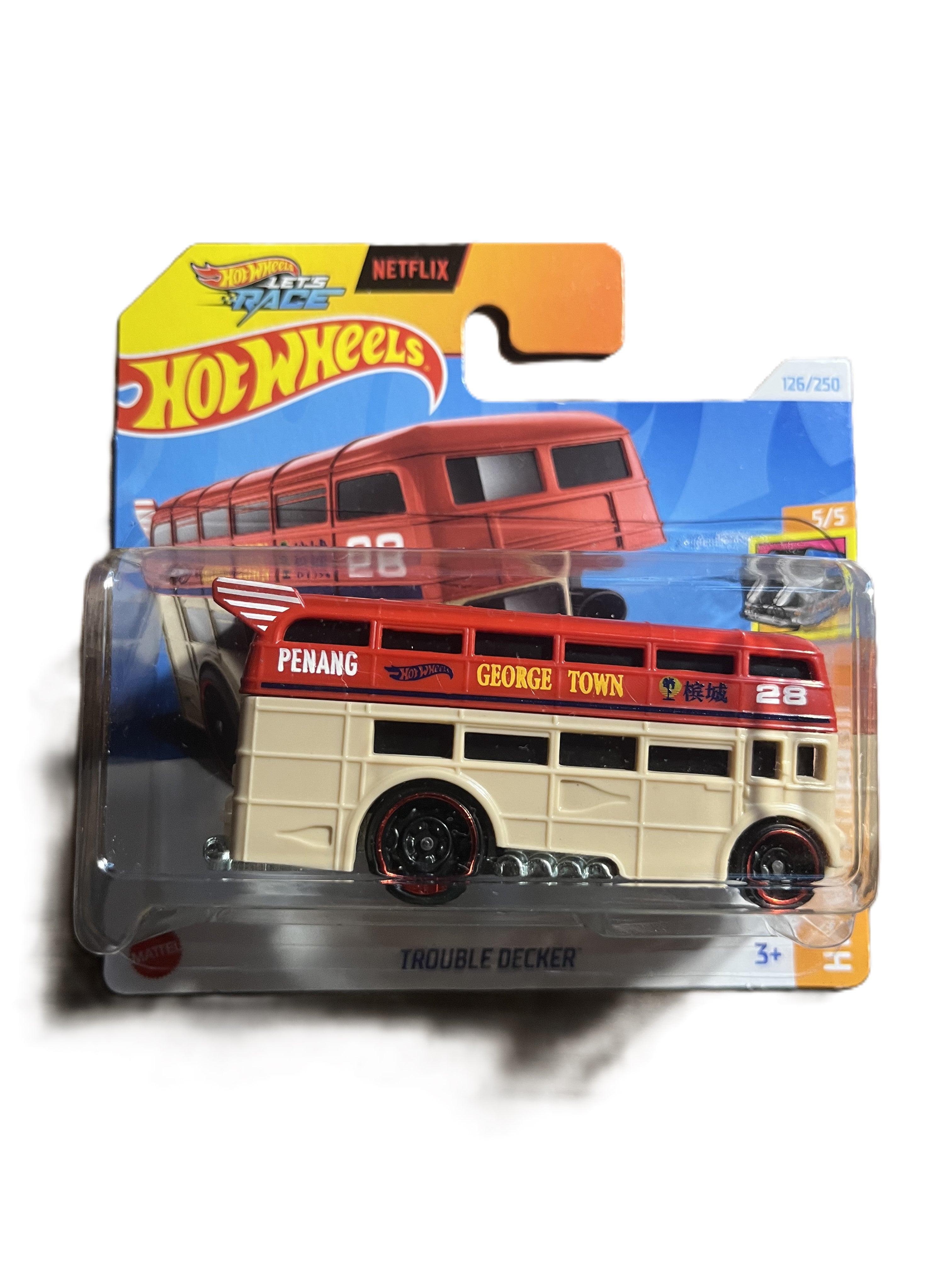 Hot Wheels HTB45 - Trouble Decker - short Card - 2024