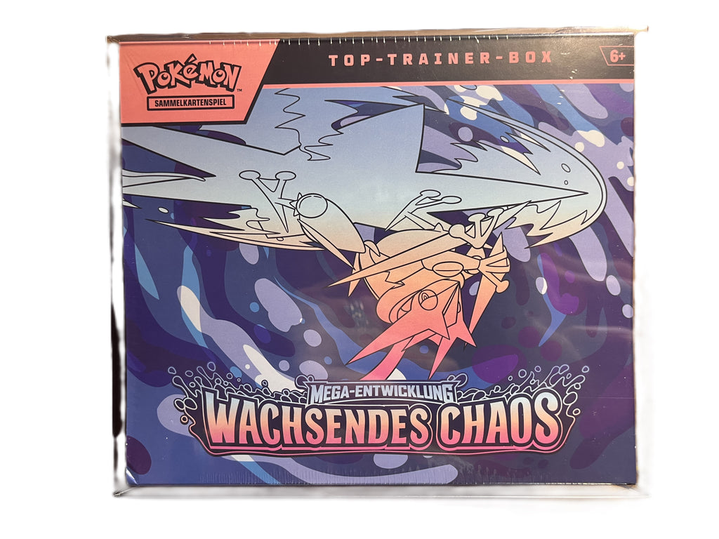 Pokemon Mega-Entwicklung Wachsendes Chaos Top Trainer Box - Deutsch