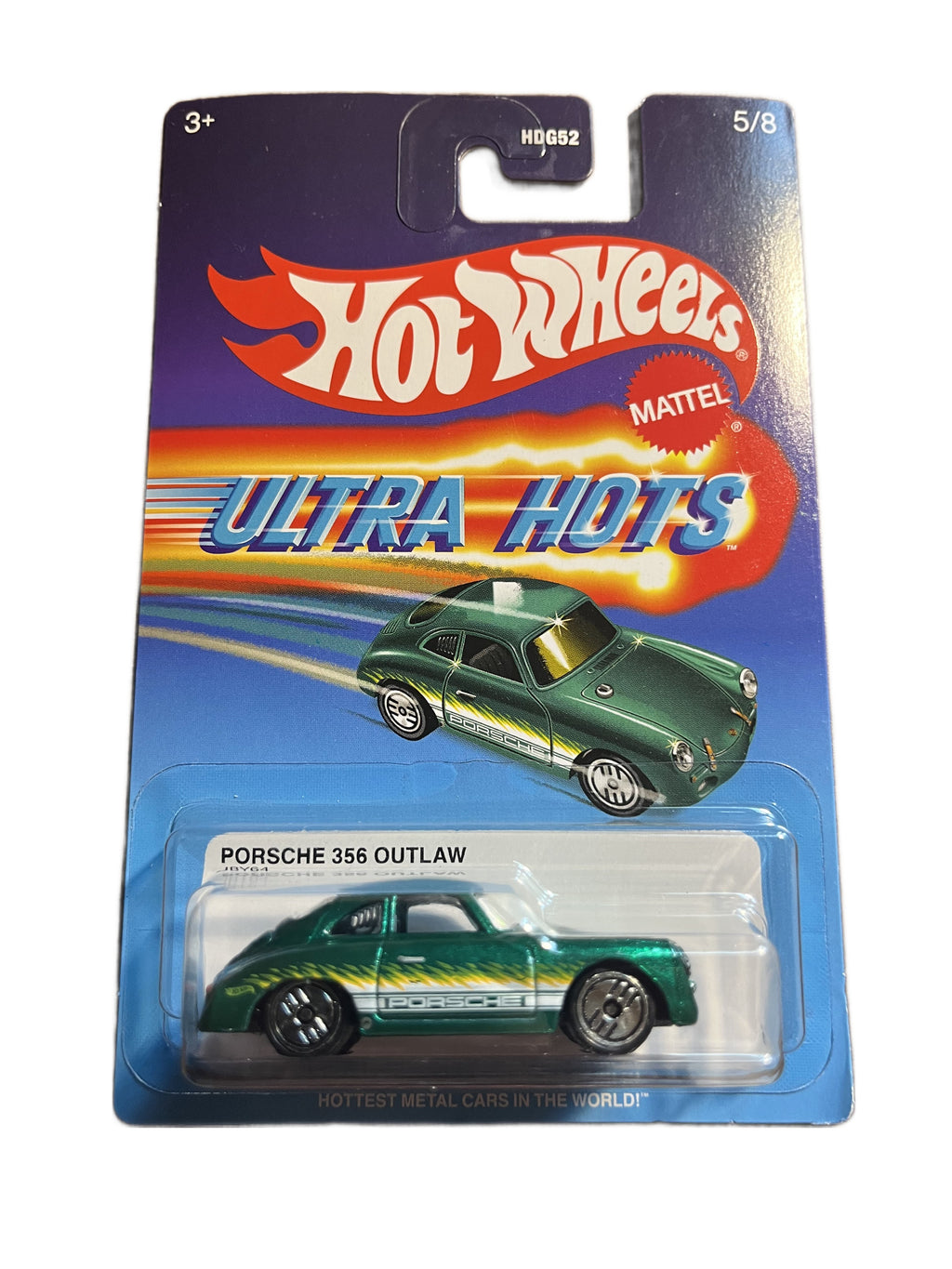 Hot Wheels JBY64 - Porsche 356 Outlaw - Ultra Hots 5/8 - long Card