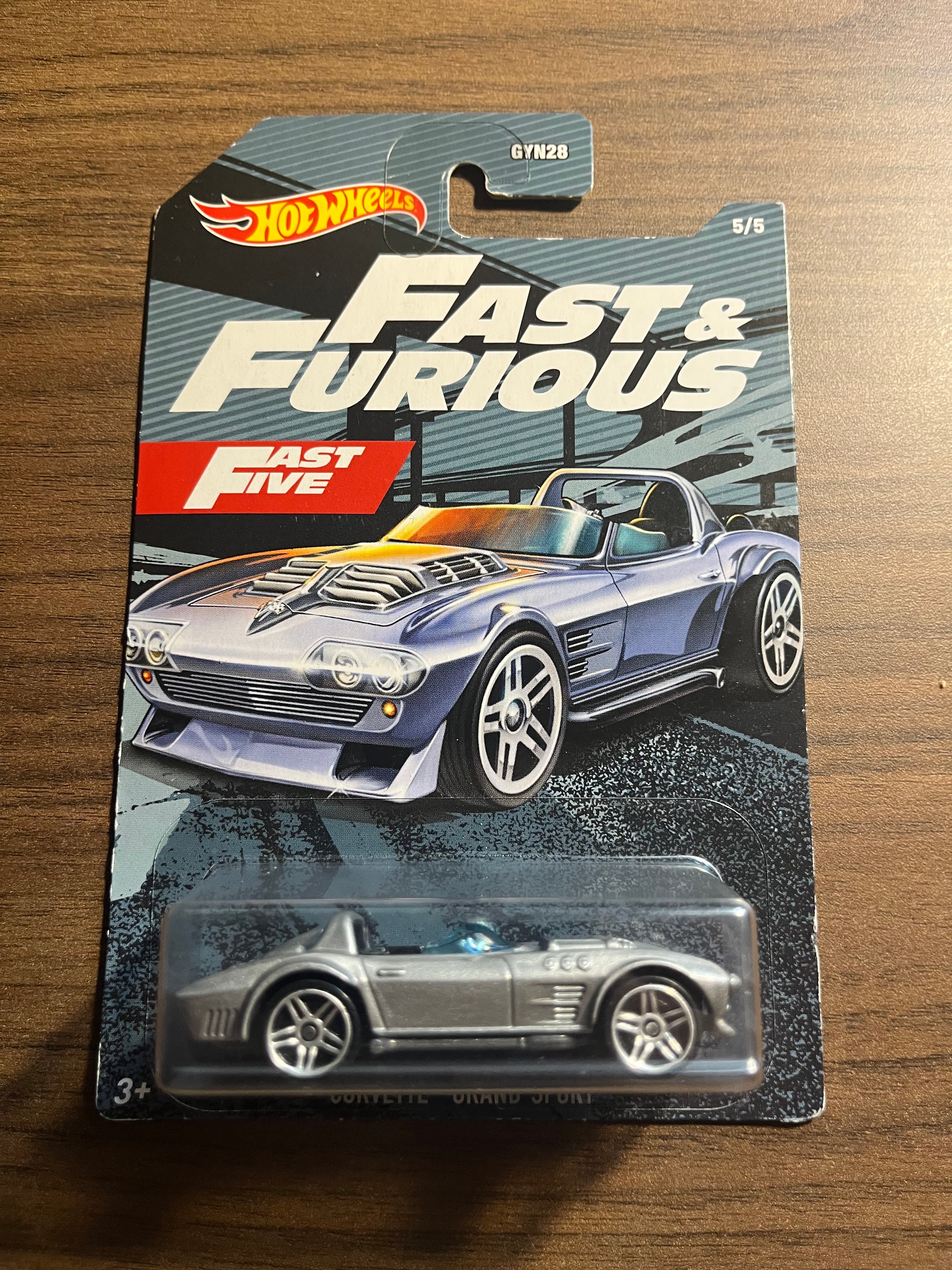 Hot Wheels GRP58 - Corvette Grand Sport - Fast & Furious 5/5 - long Card